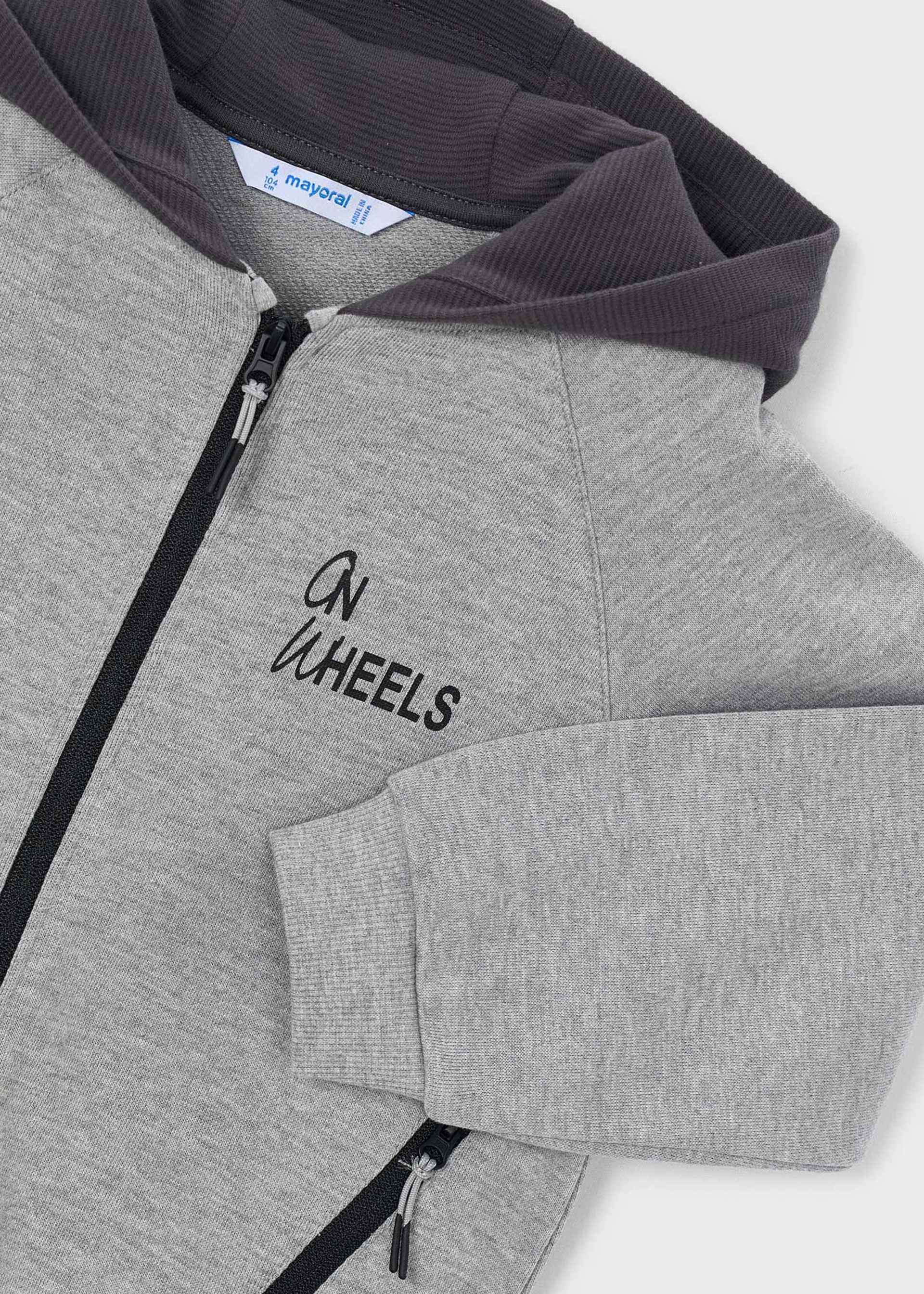 Sweat zippé à capuche garçon