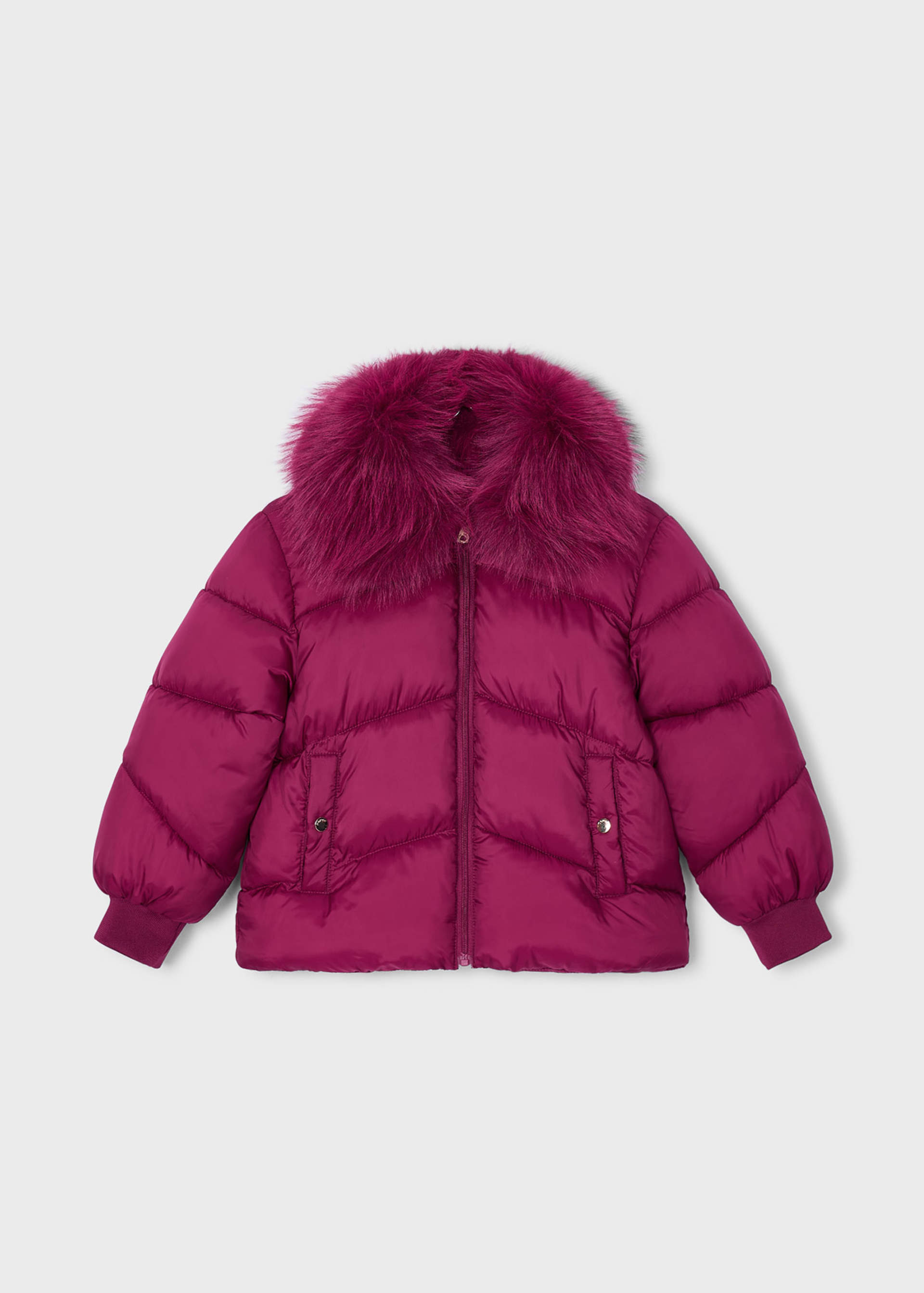 Chaquetón cuello pelo niña