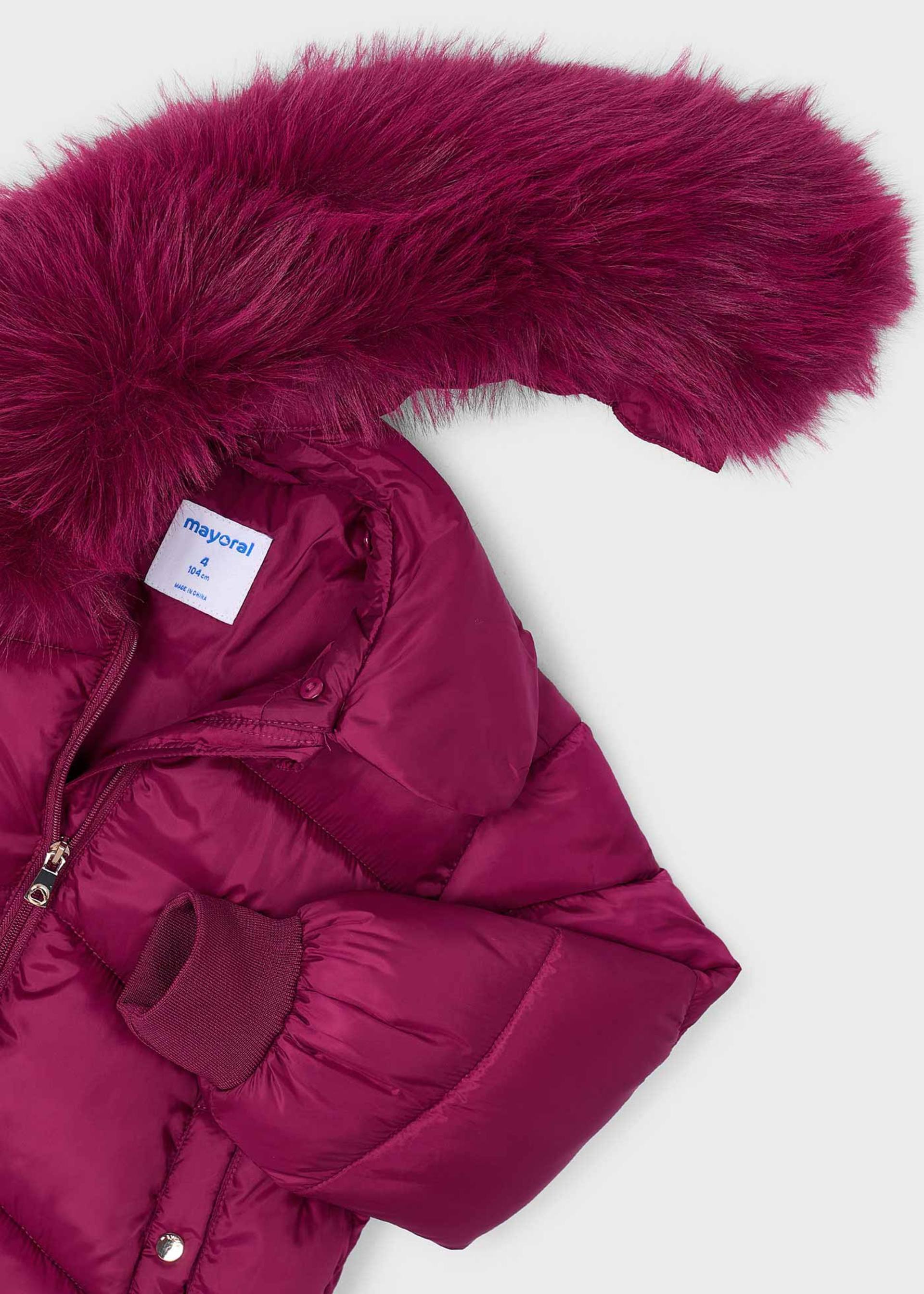 Chaquetón cuello pelo niña
