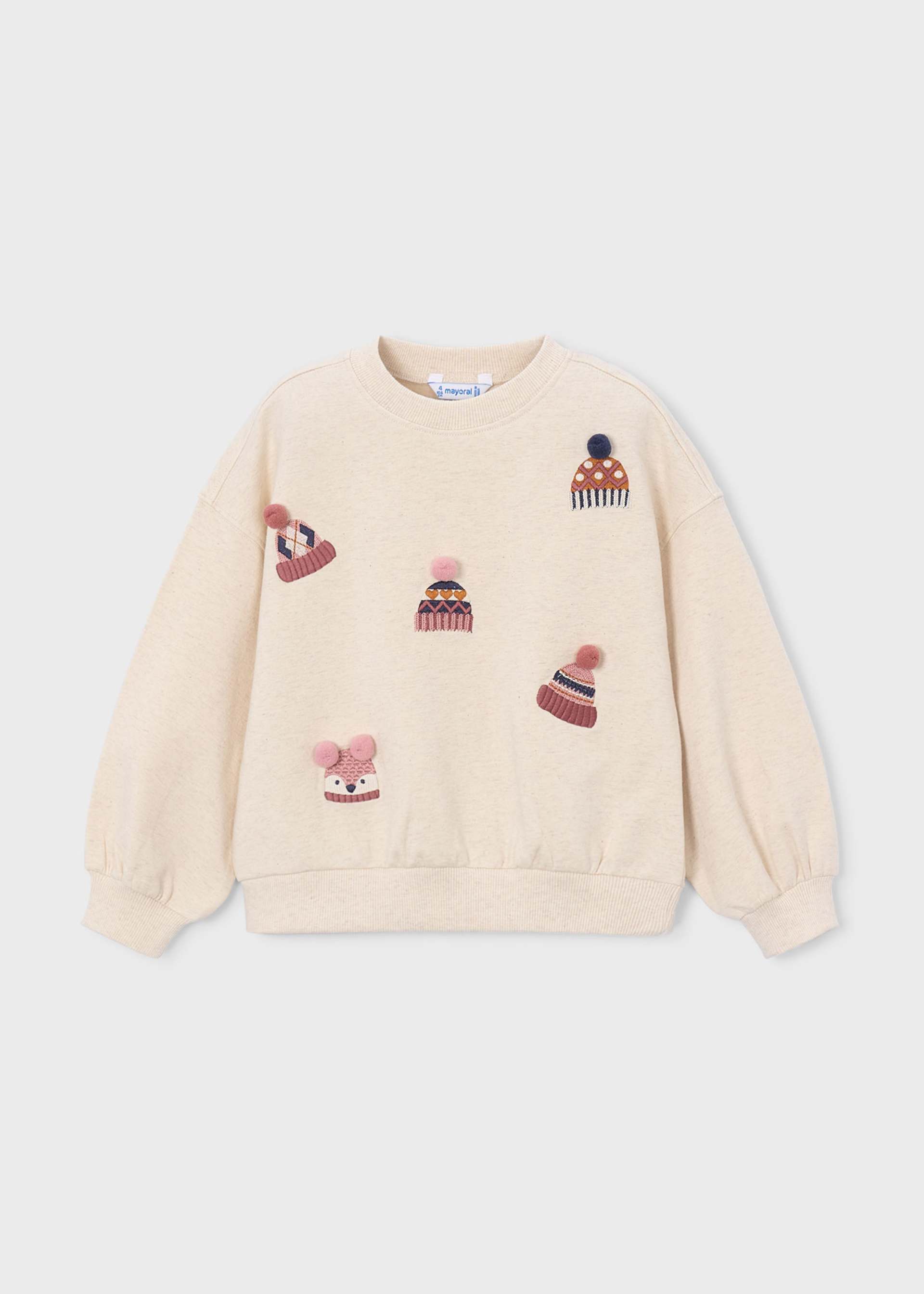 Sweatshirt bestickt Mädchen