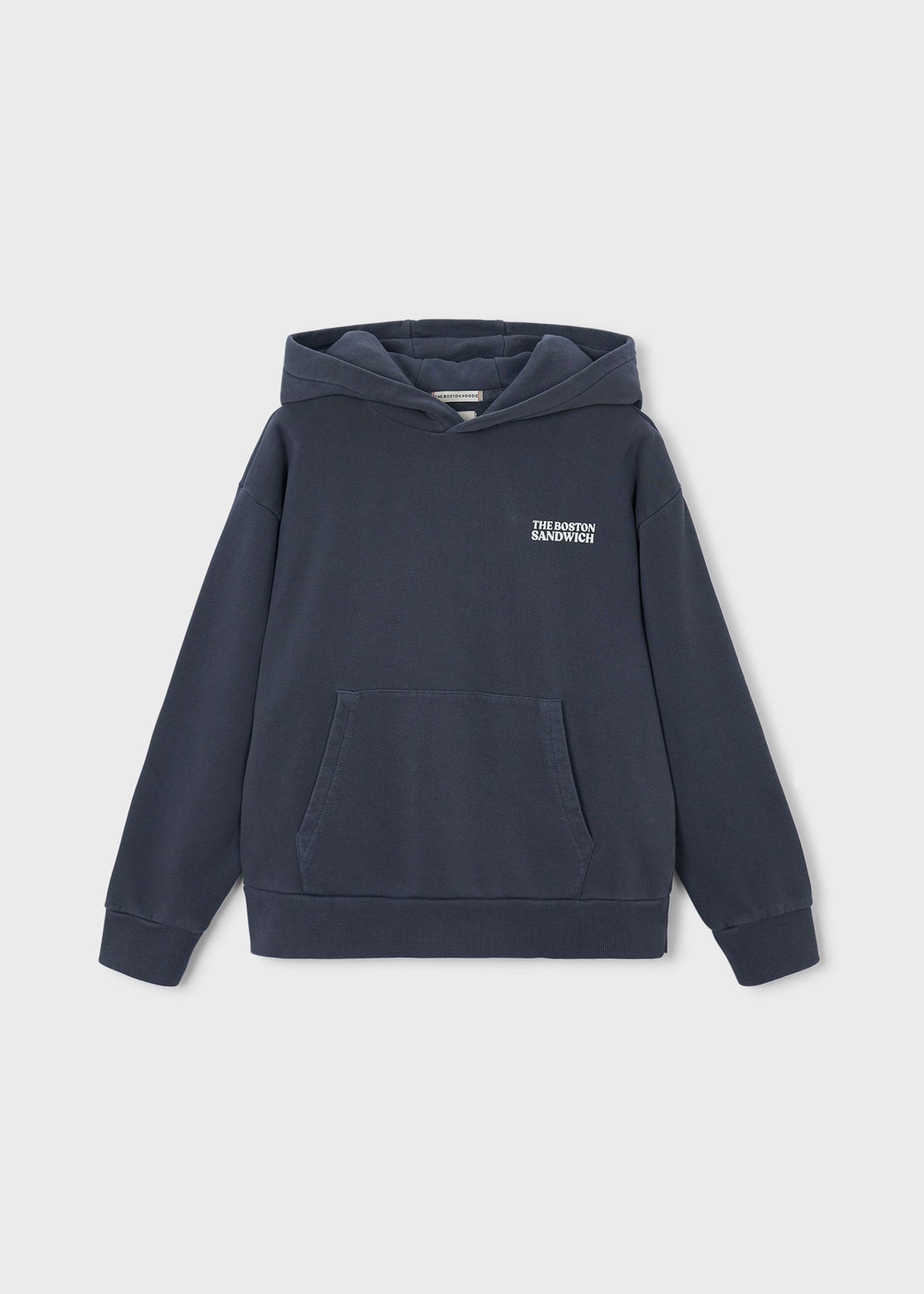 Kapuzen-Sweatshirt Motivprint Boston Kids