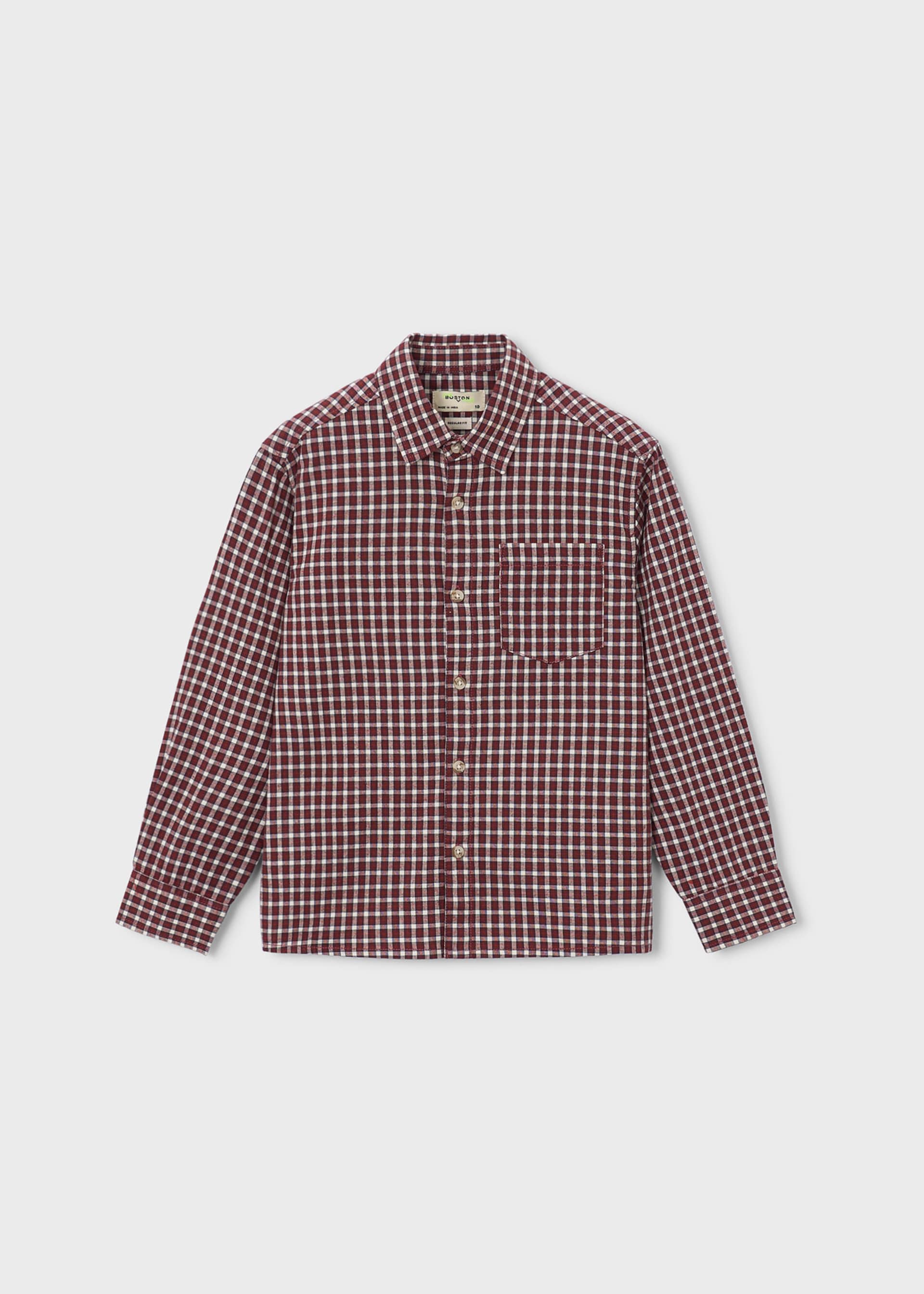 Boston Kids checked shirt