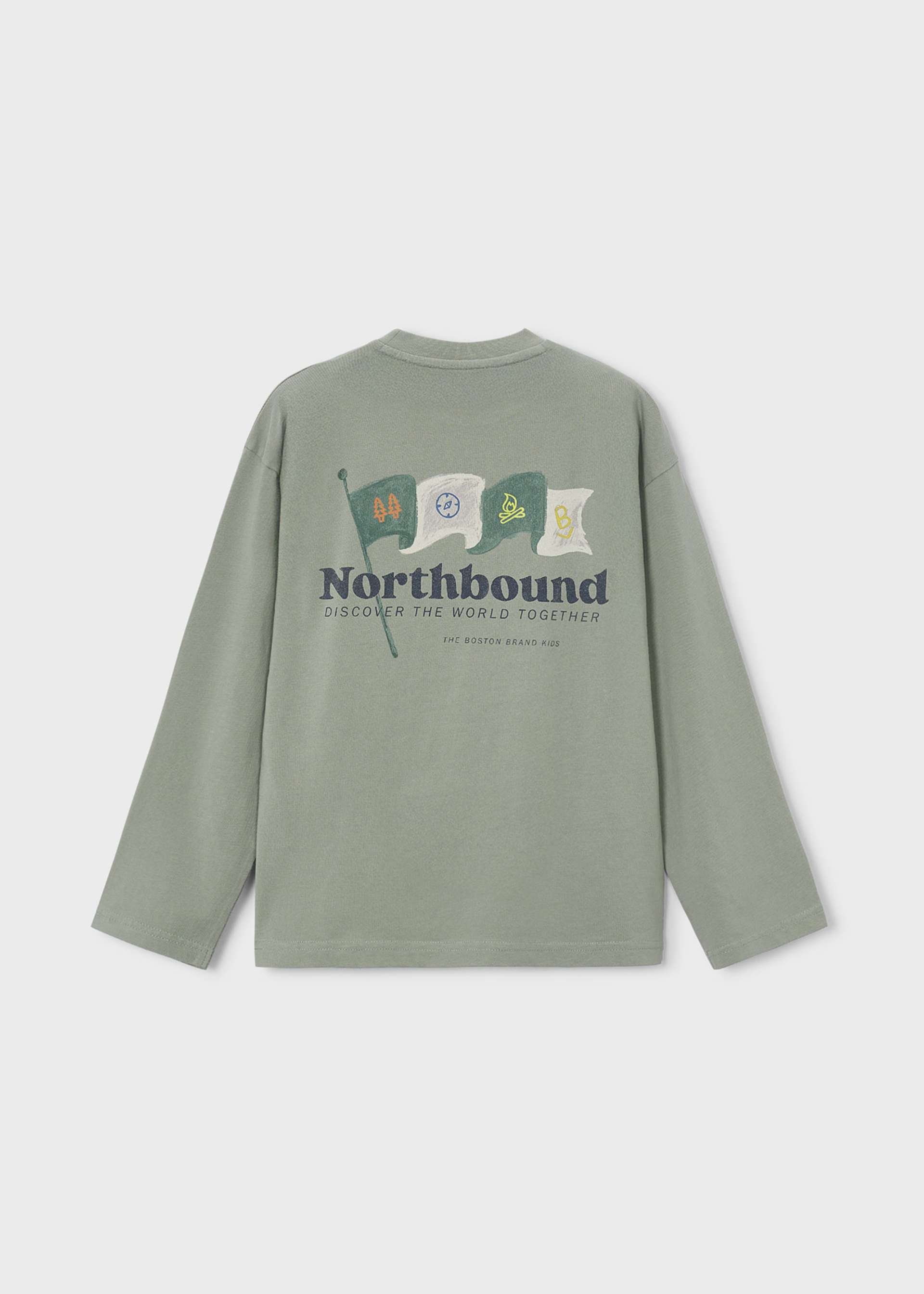 Shirt print Boston Kids