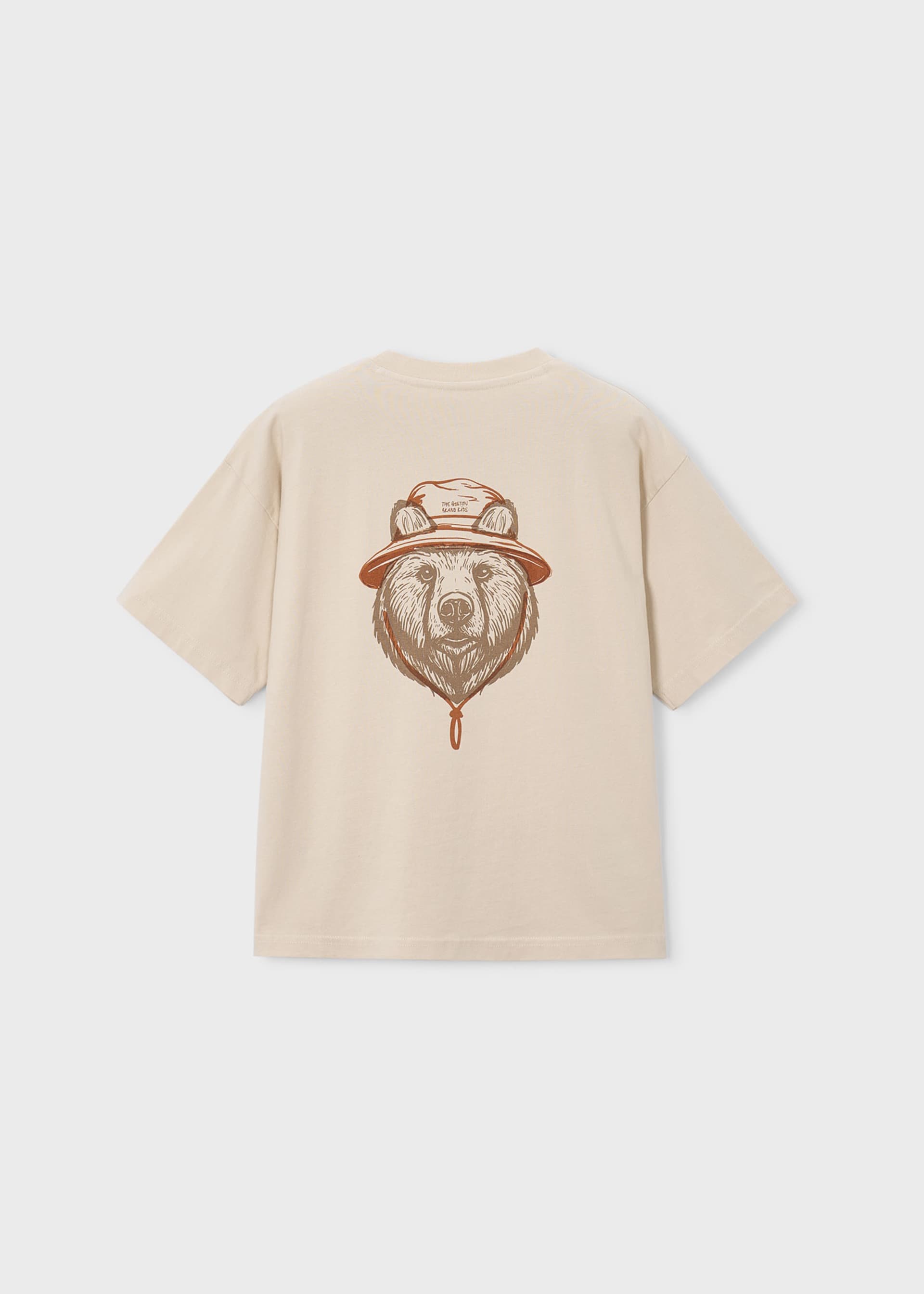 Boston Kids short-sleeved screen-printed T-shirt