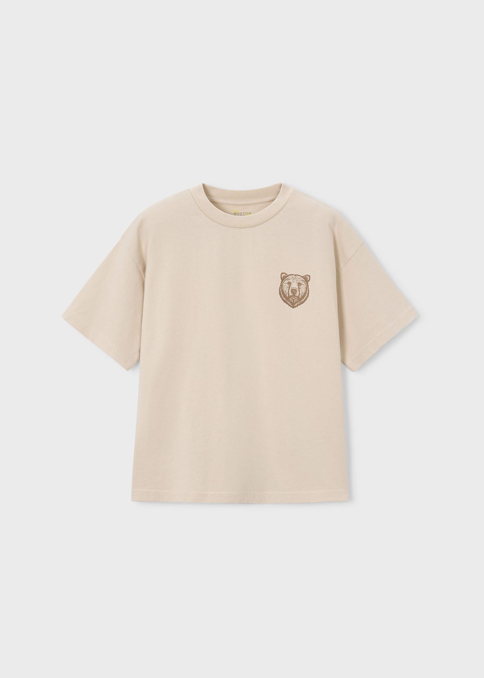 Camiseta manga corta serigrafía Boston Kids