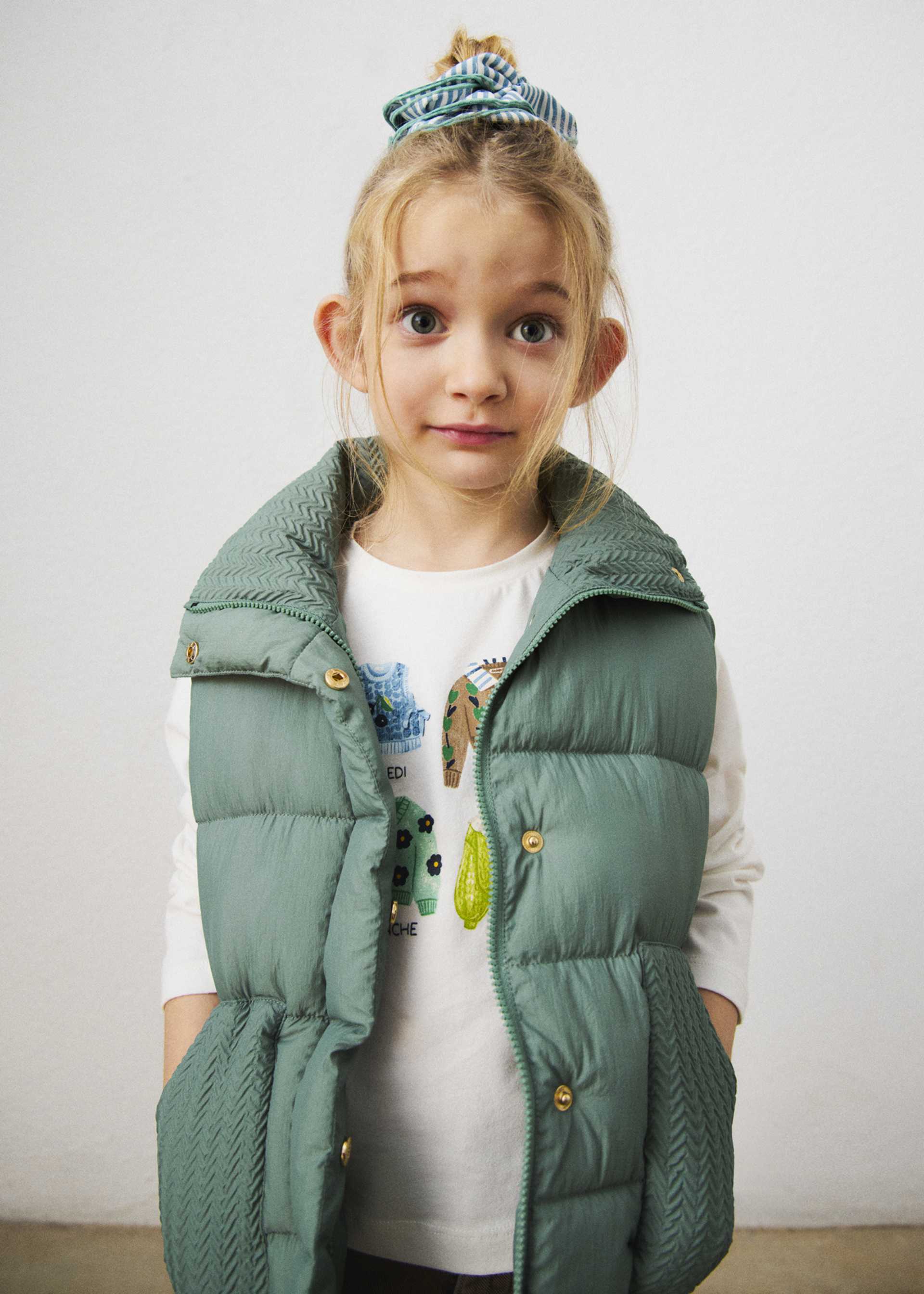 Colete acolchoado menina