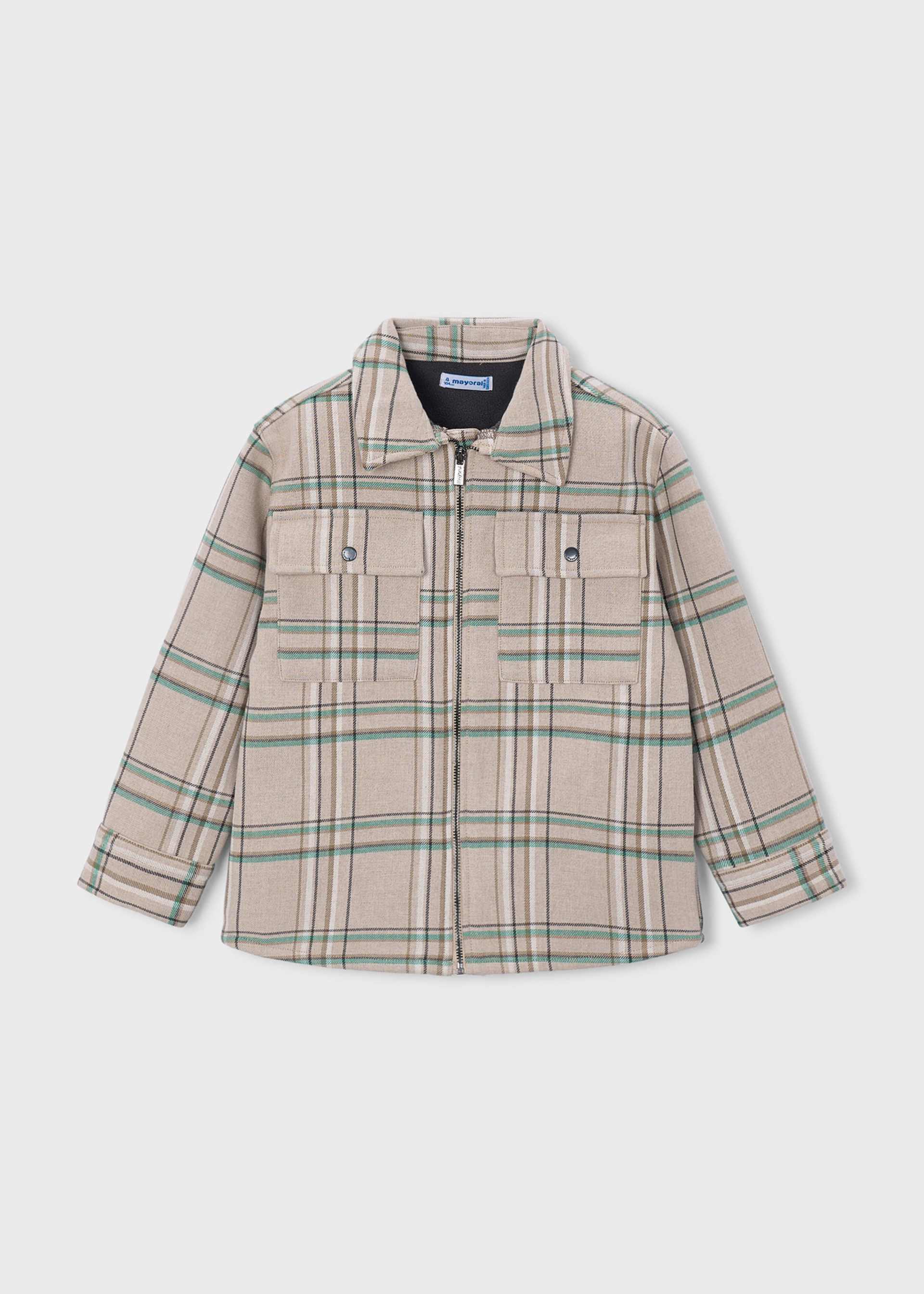 Veste à carreaux garçon