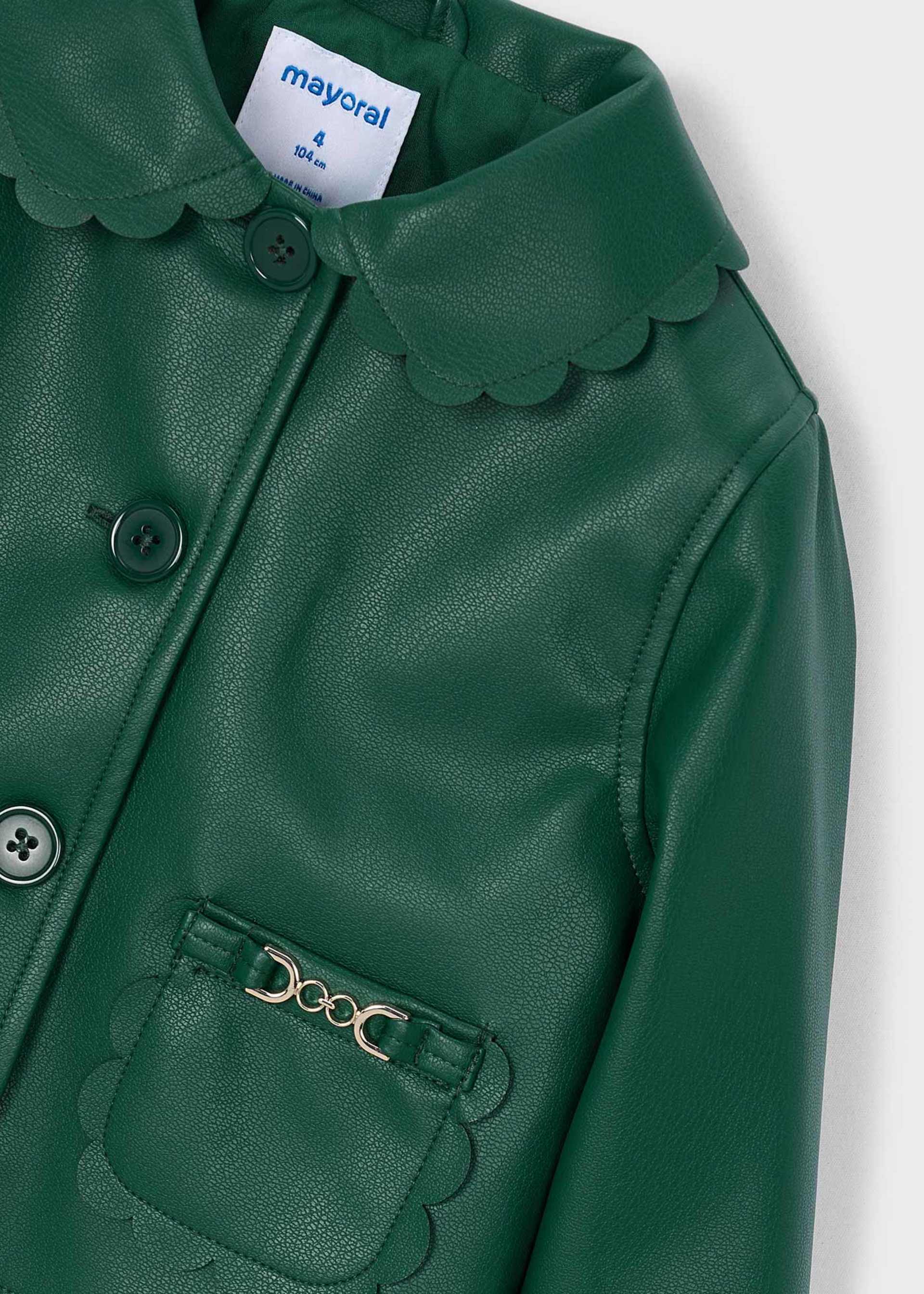 Chaqueta polipiel niña