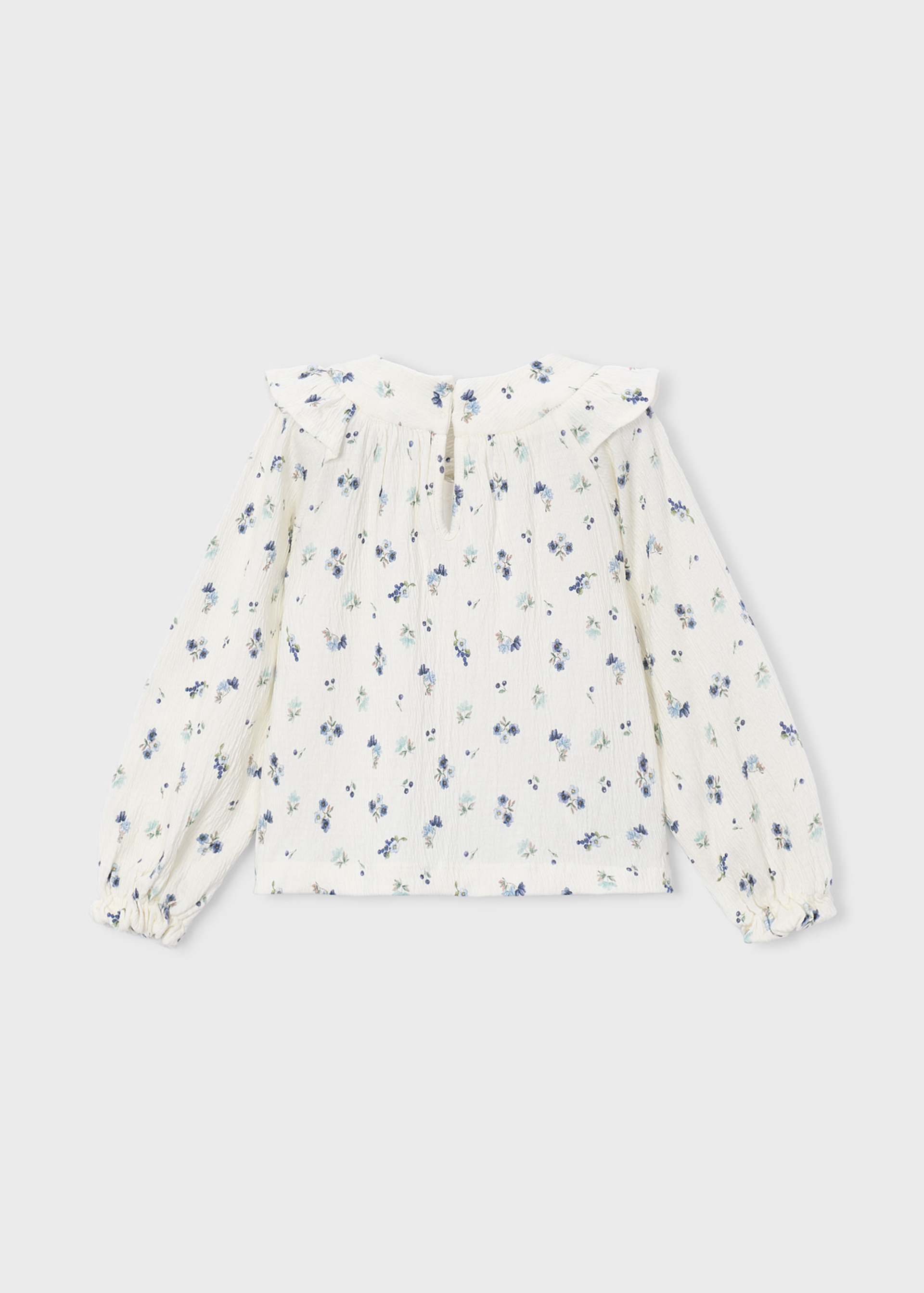 Blouse bambula imprimée fille