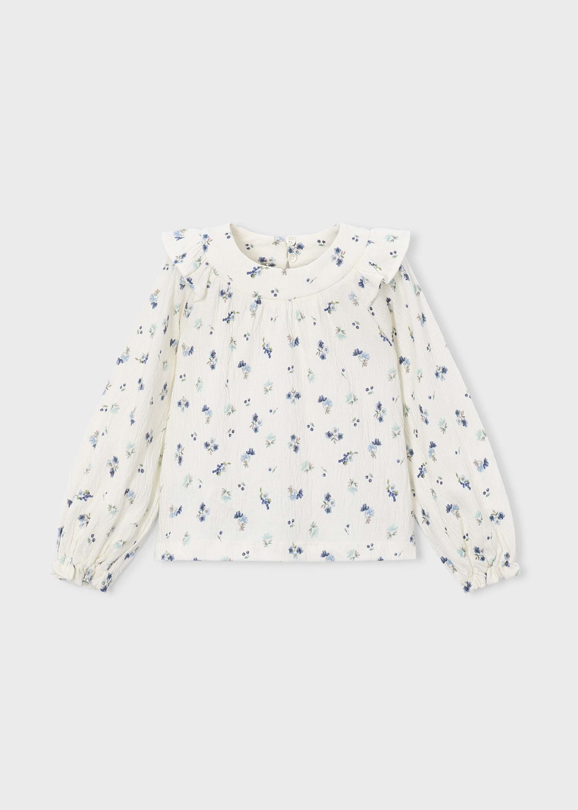 Blusa bambula estampada niño