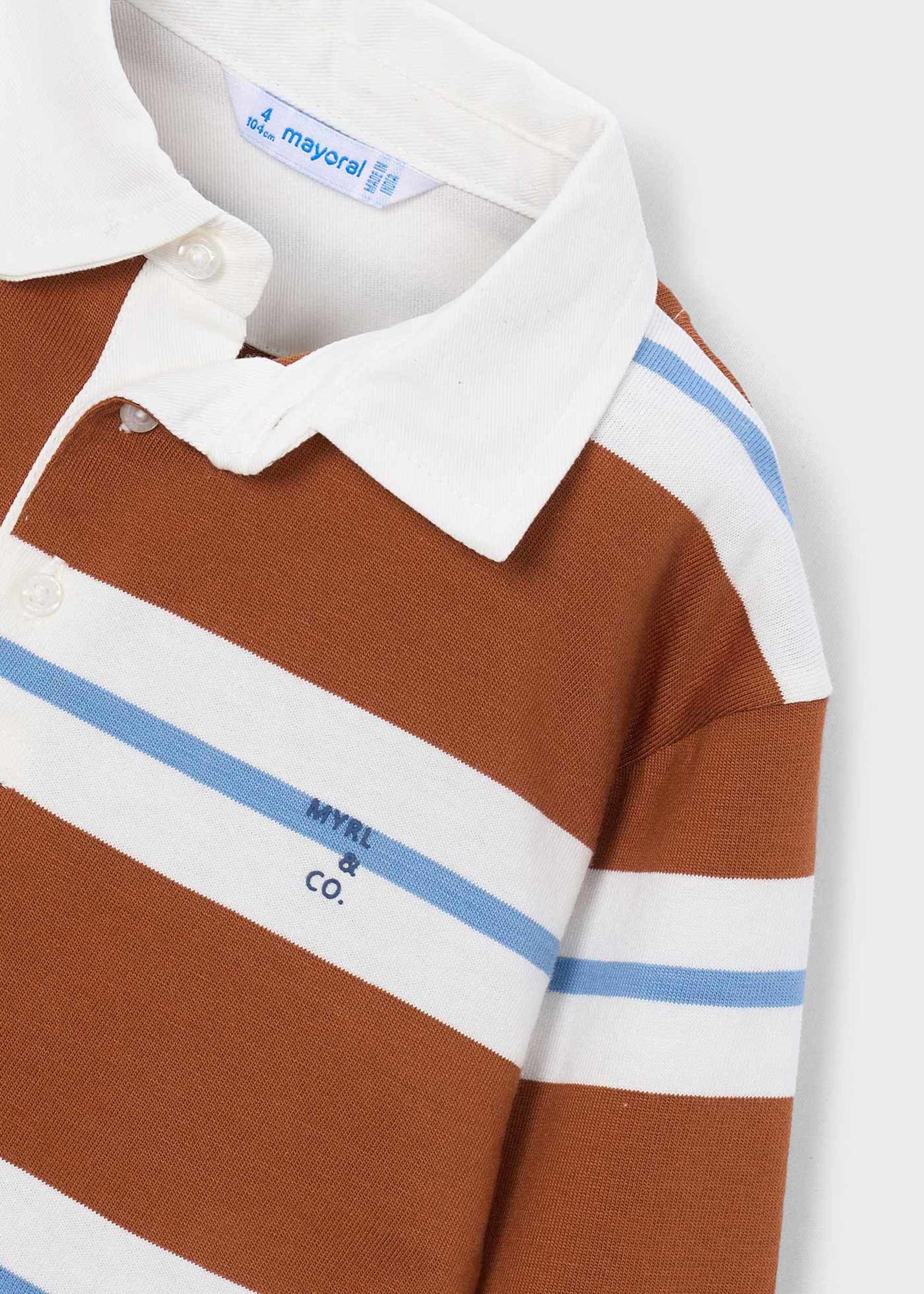 Polo w paski dla chłopca