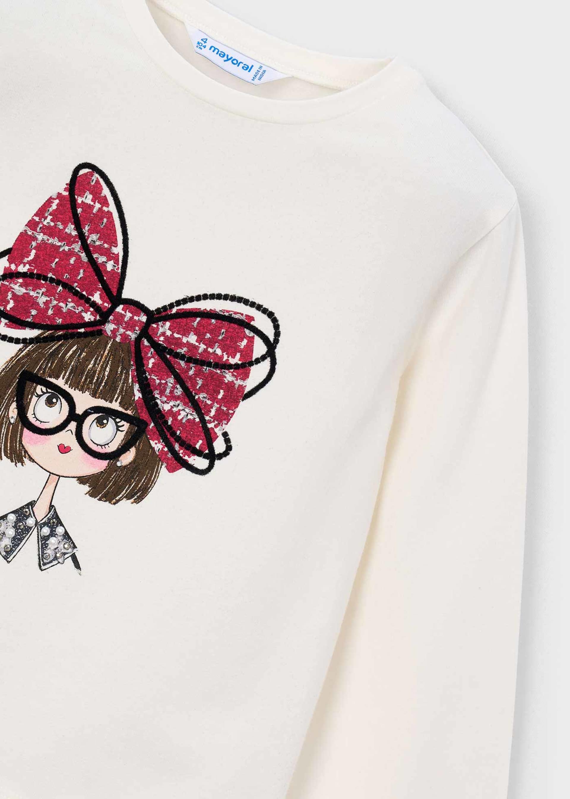 Camisola boneca laço menina