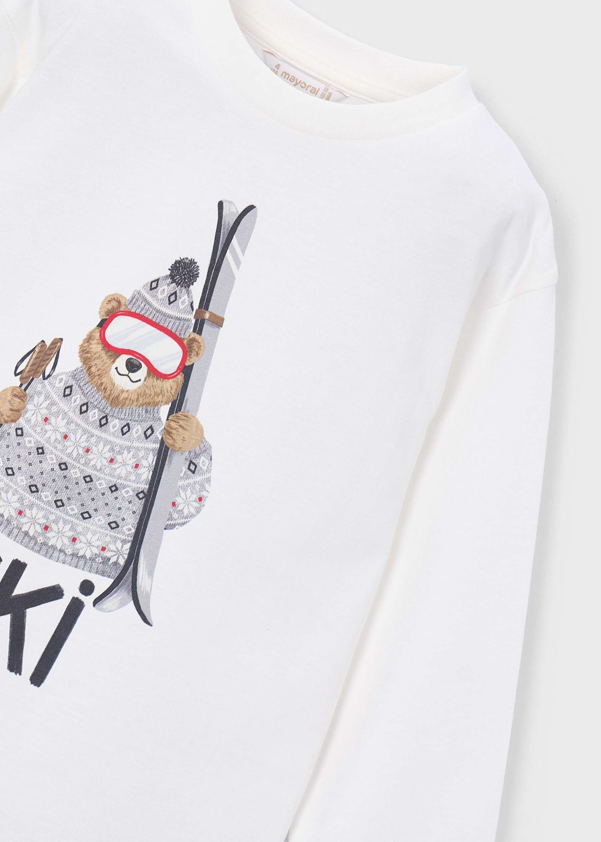 Camisola urso esqui menino