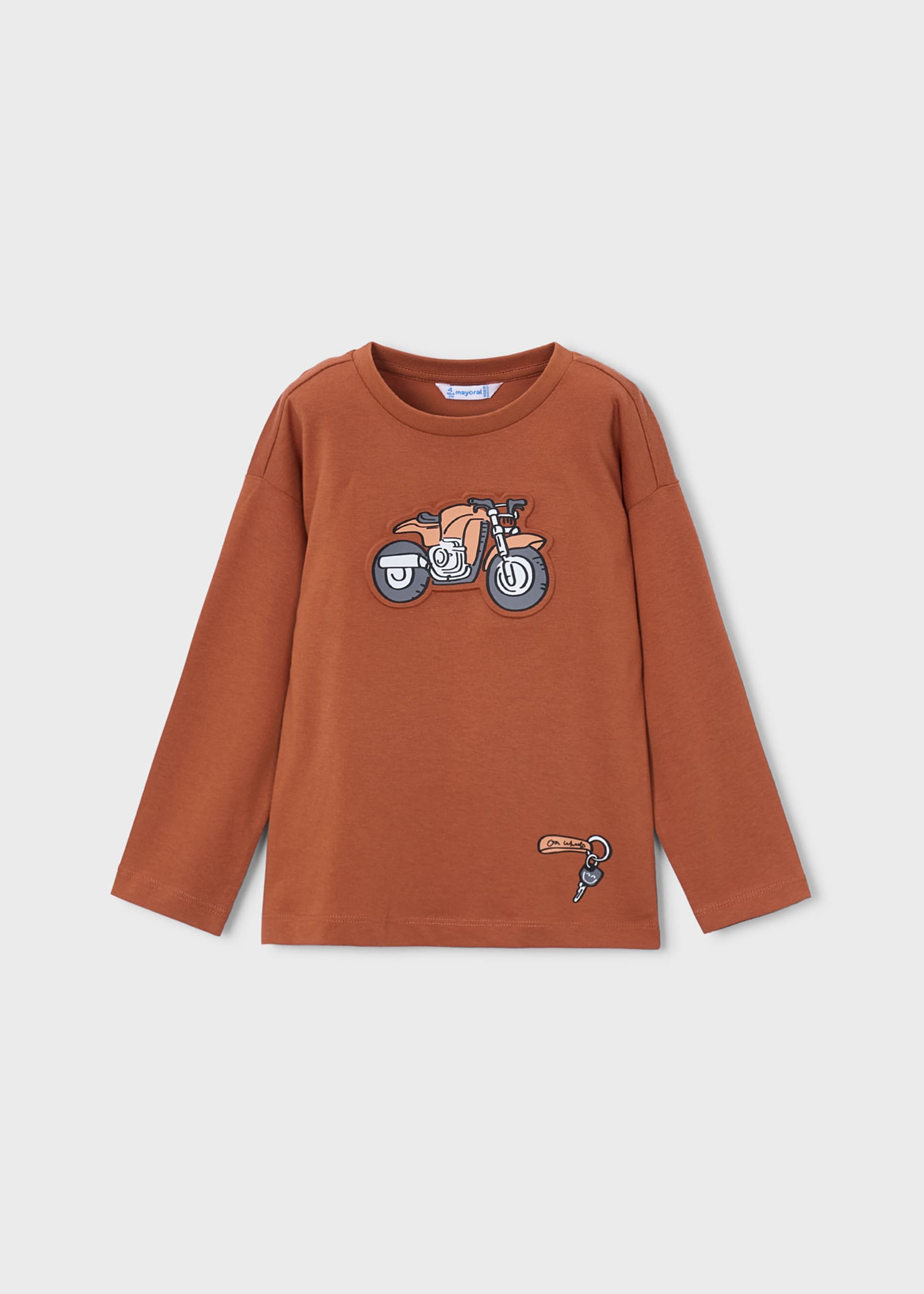 Boy's T-shirt with vehicle design