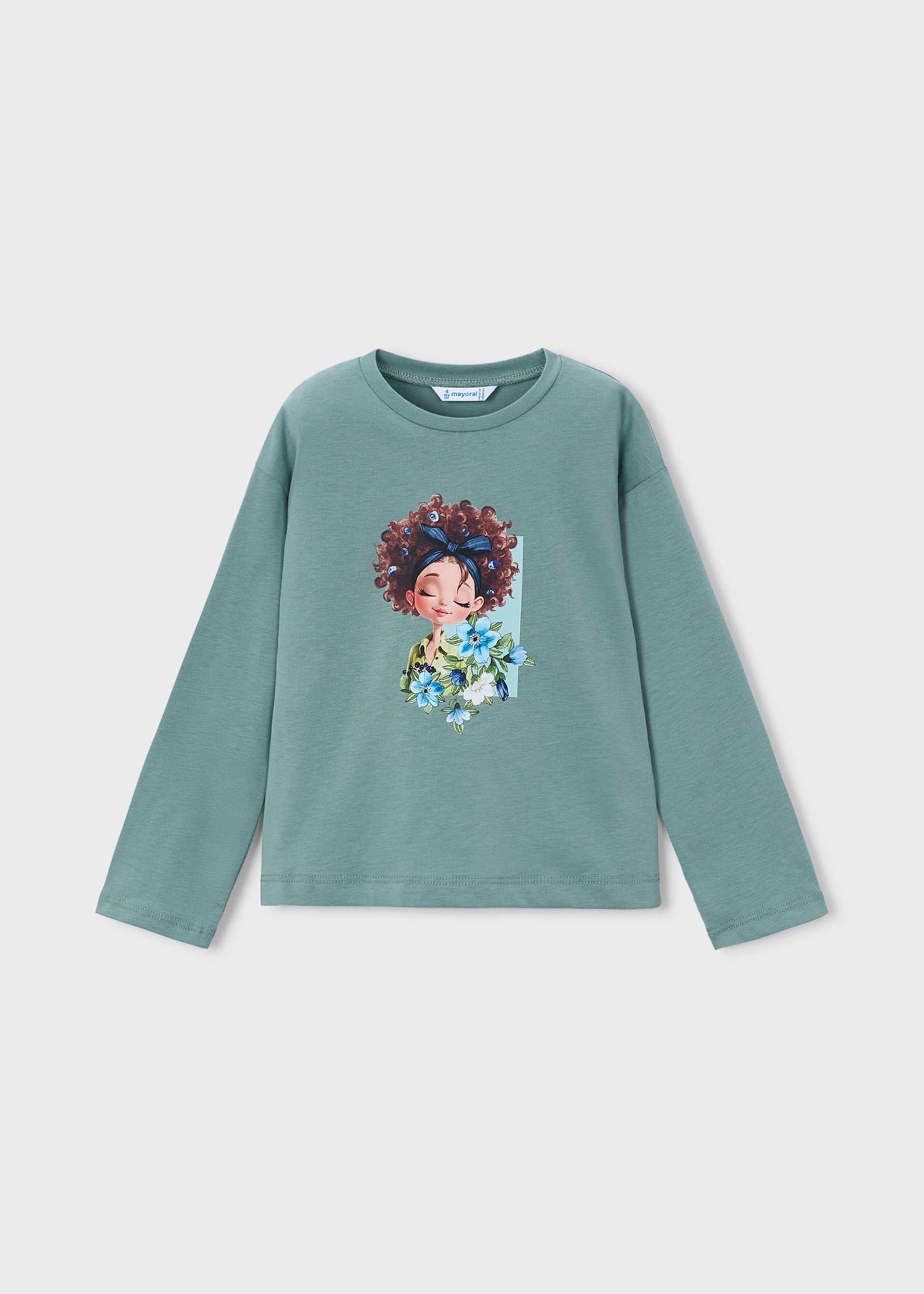 Camiseta manga larga niña