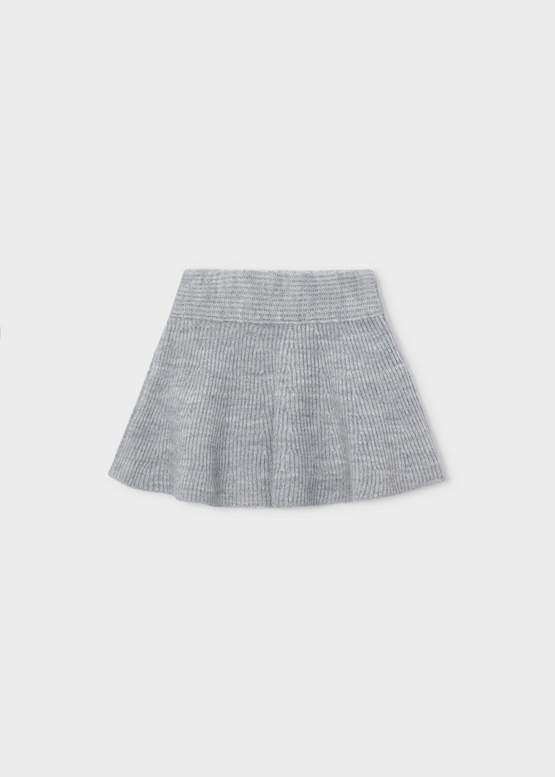 Girl Knit Skirt With Pearls