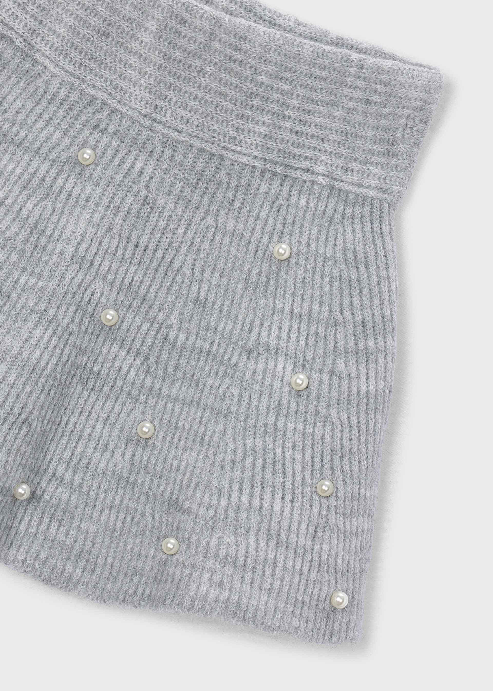 Jupe en tricot à perles fille