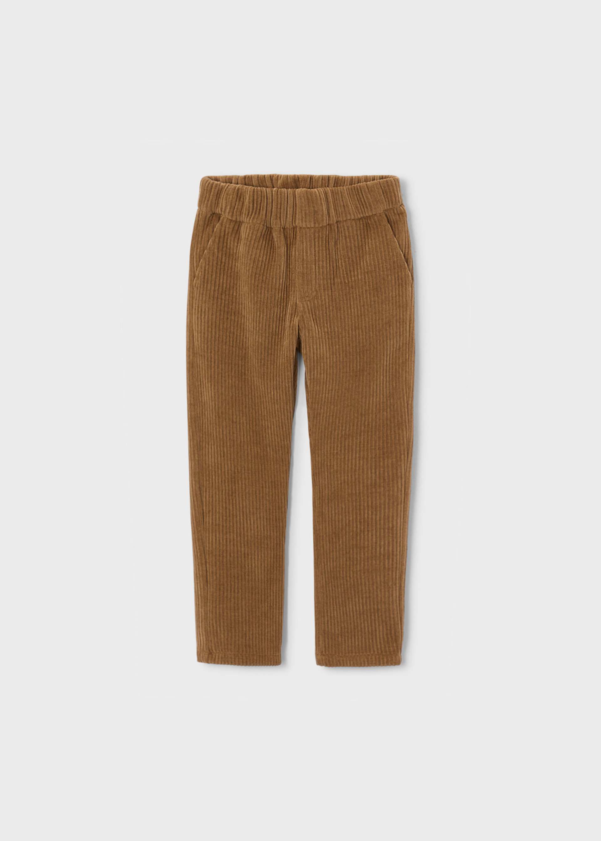 Pantalone jogger velluto a costine bambino