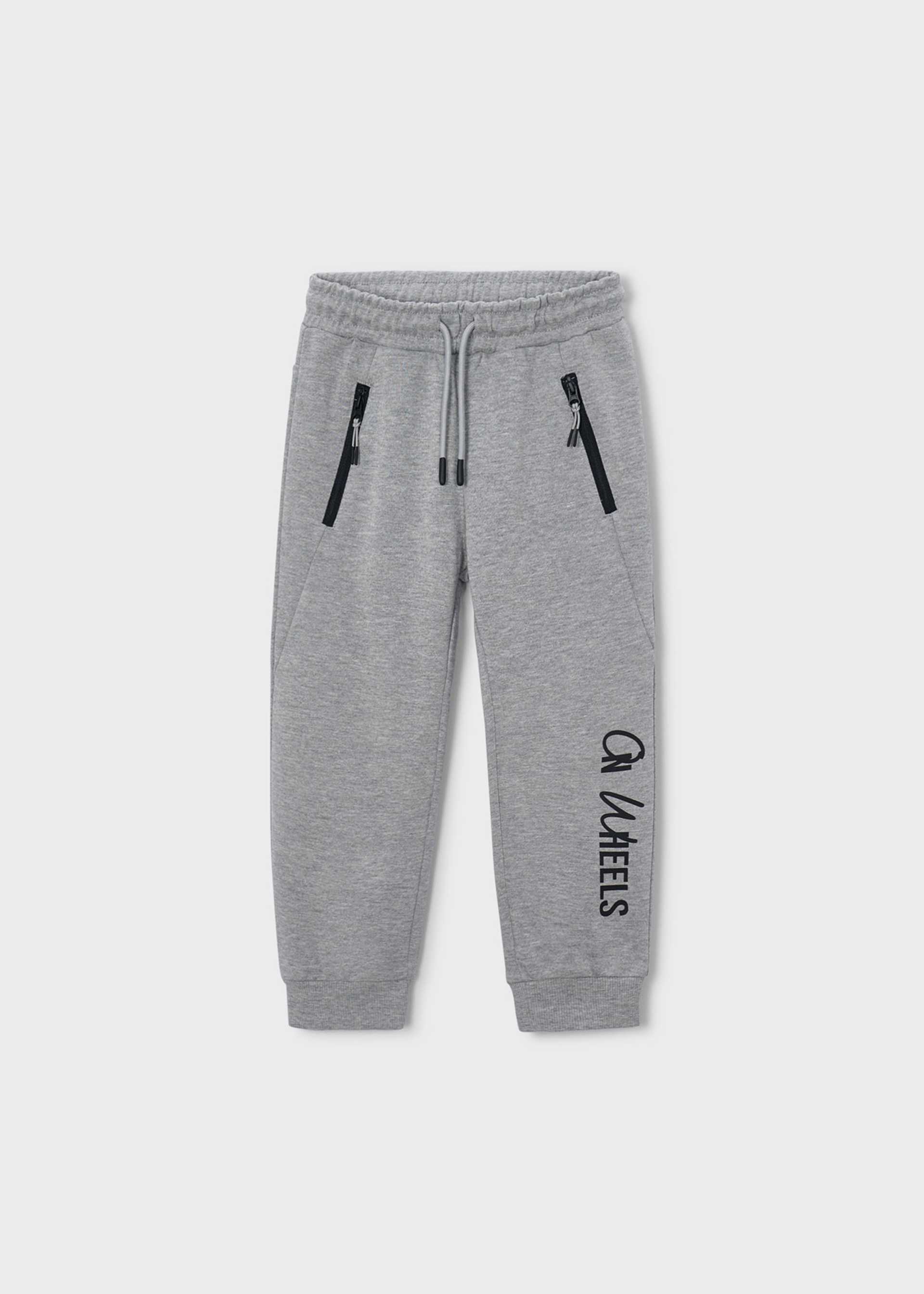 Pantalone tuta con testo bambino