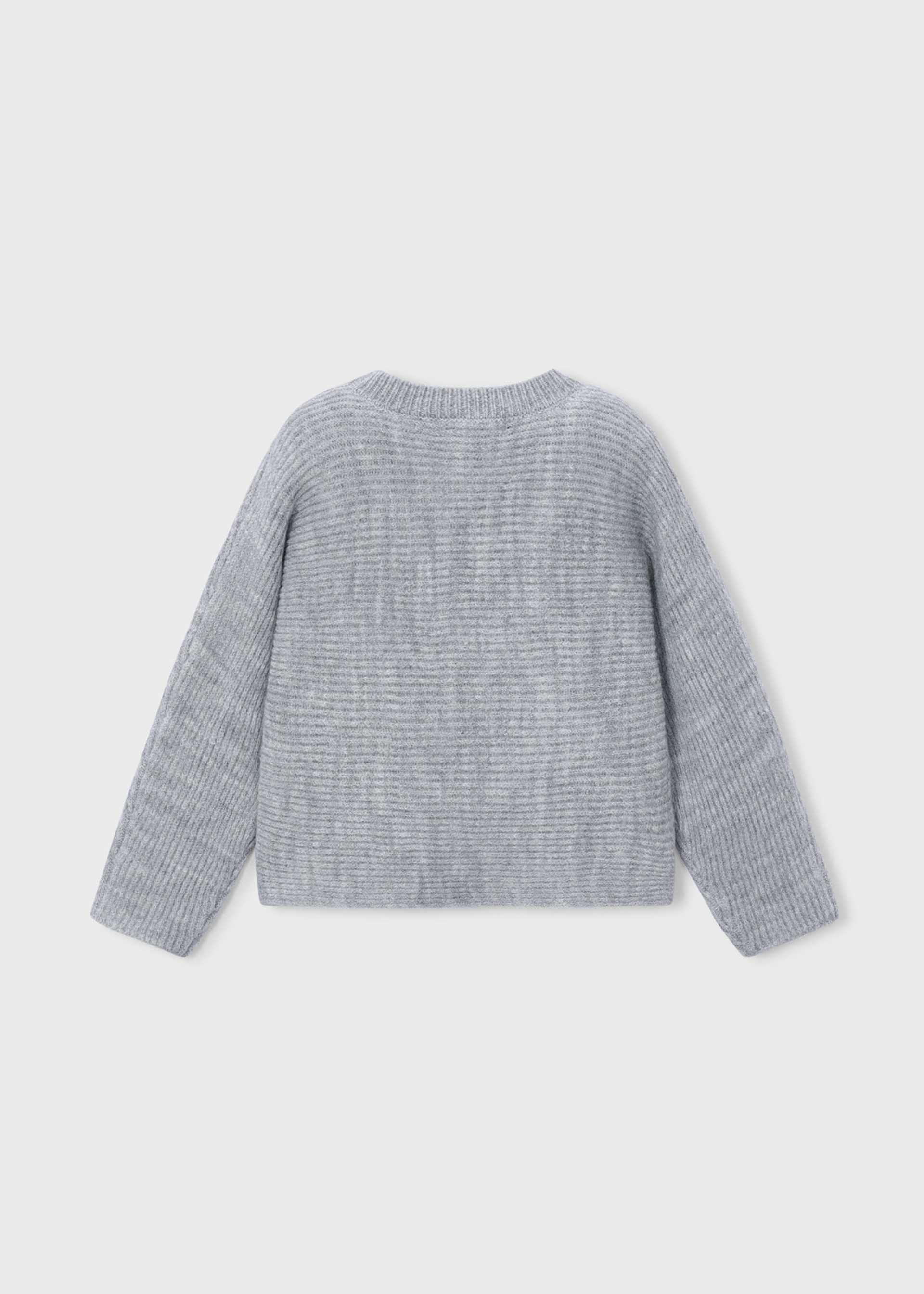 Pull en tricot à perles fille