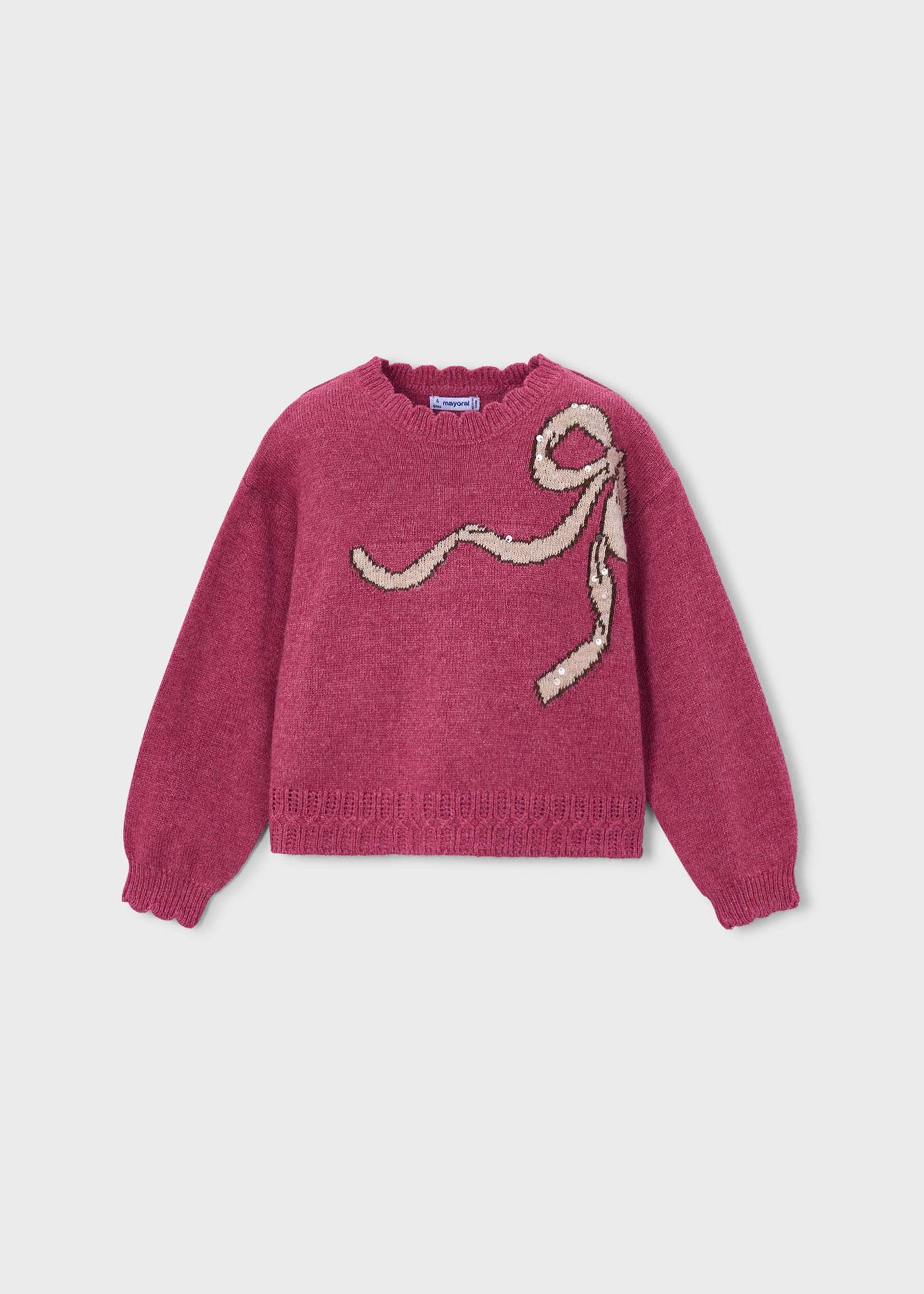 Jersey intarsia niña