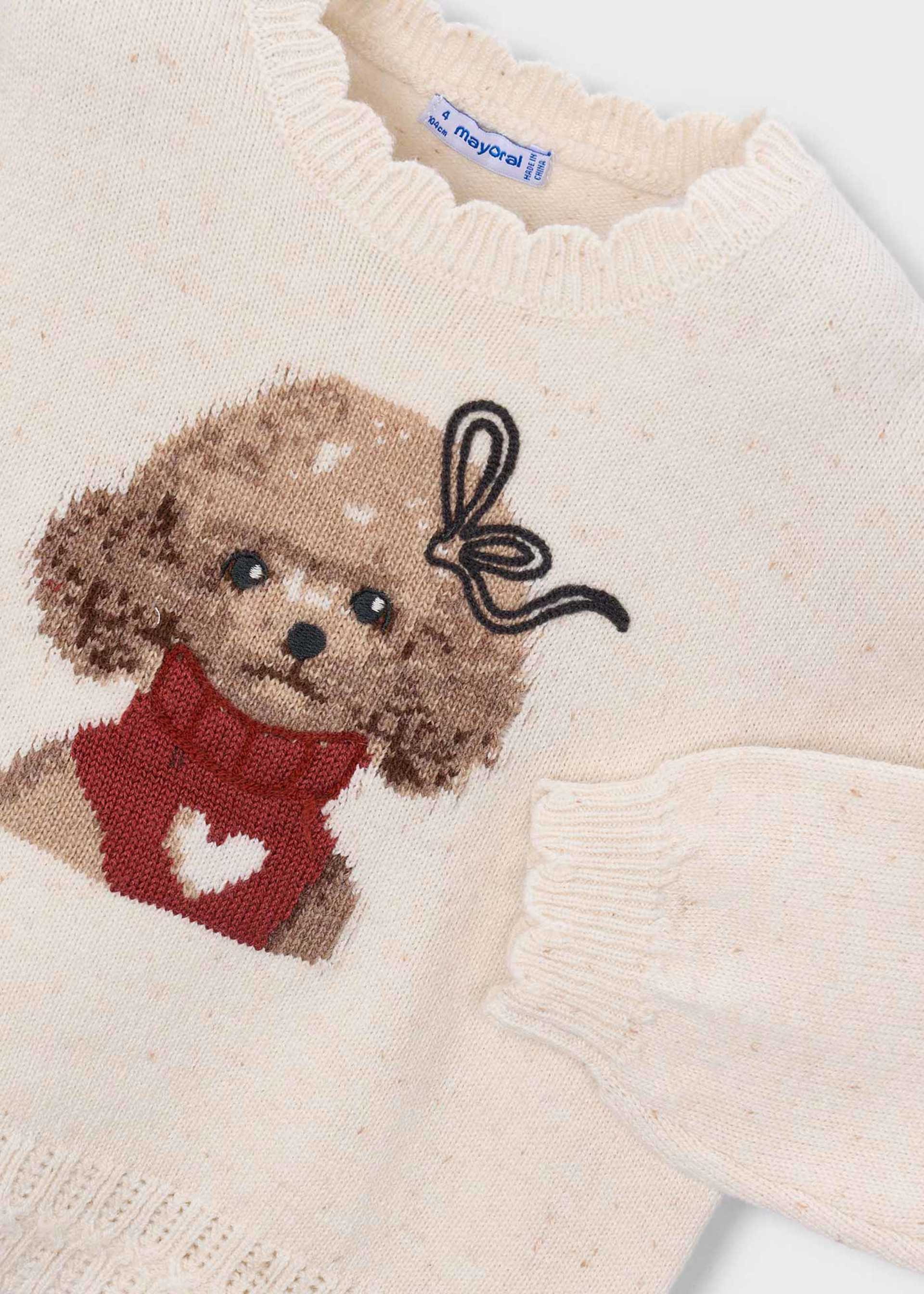 Pulover intarsia fetita