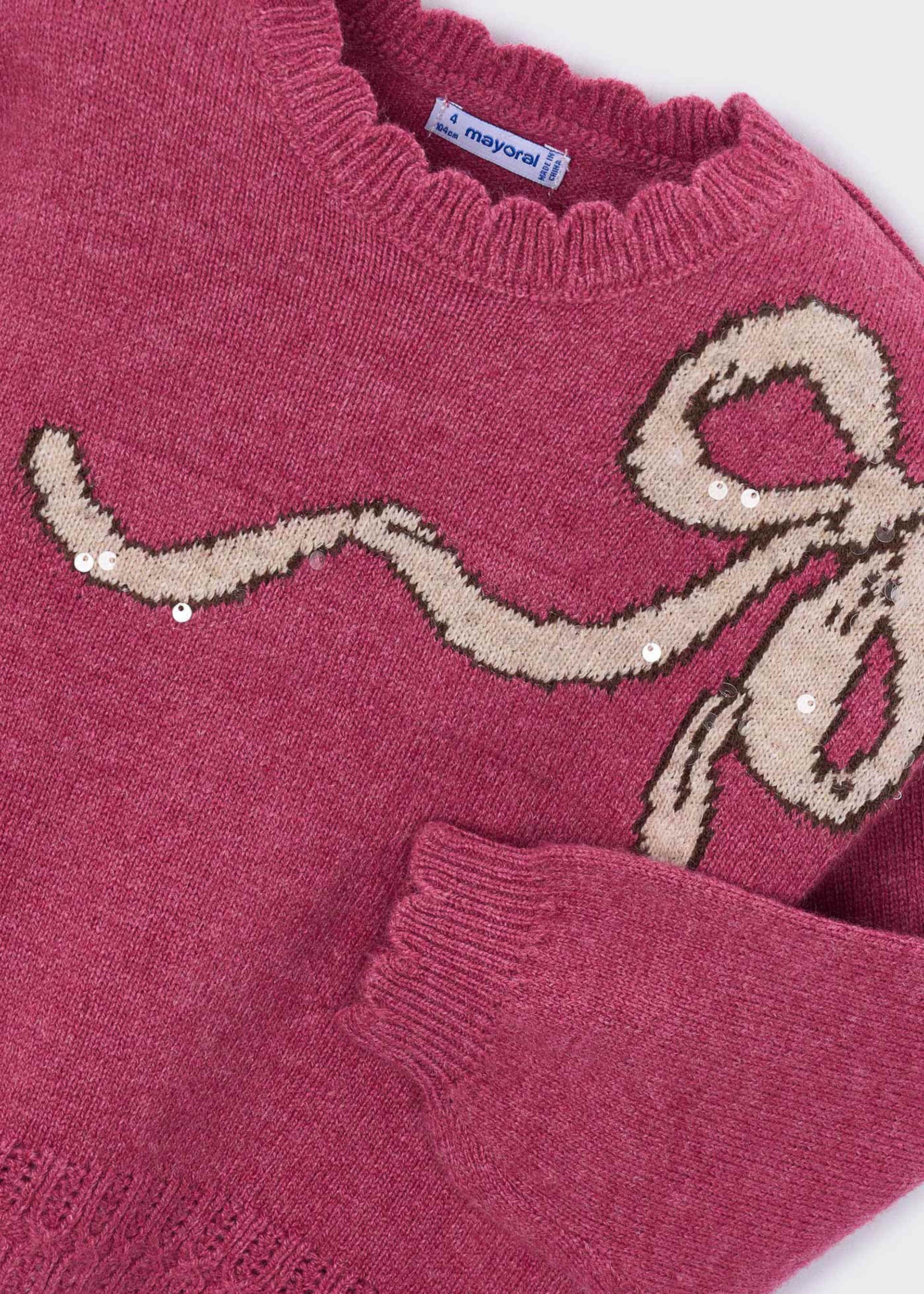 Jersey intarsia niña