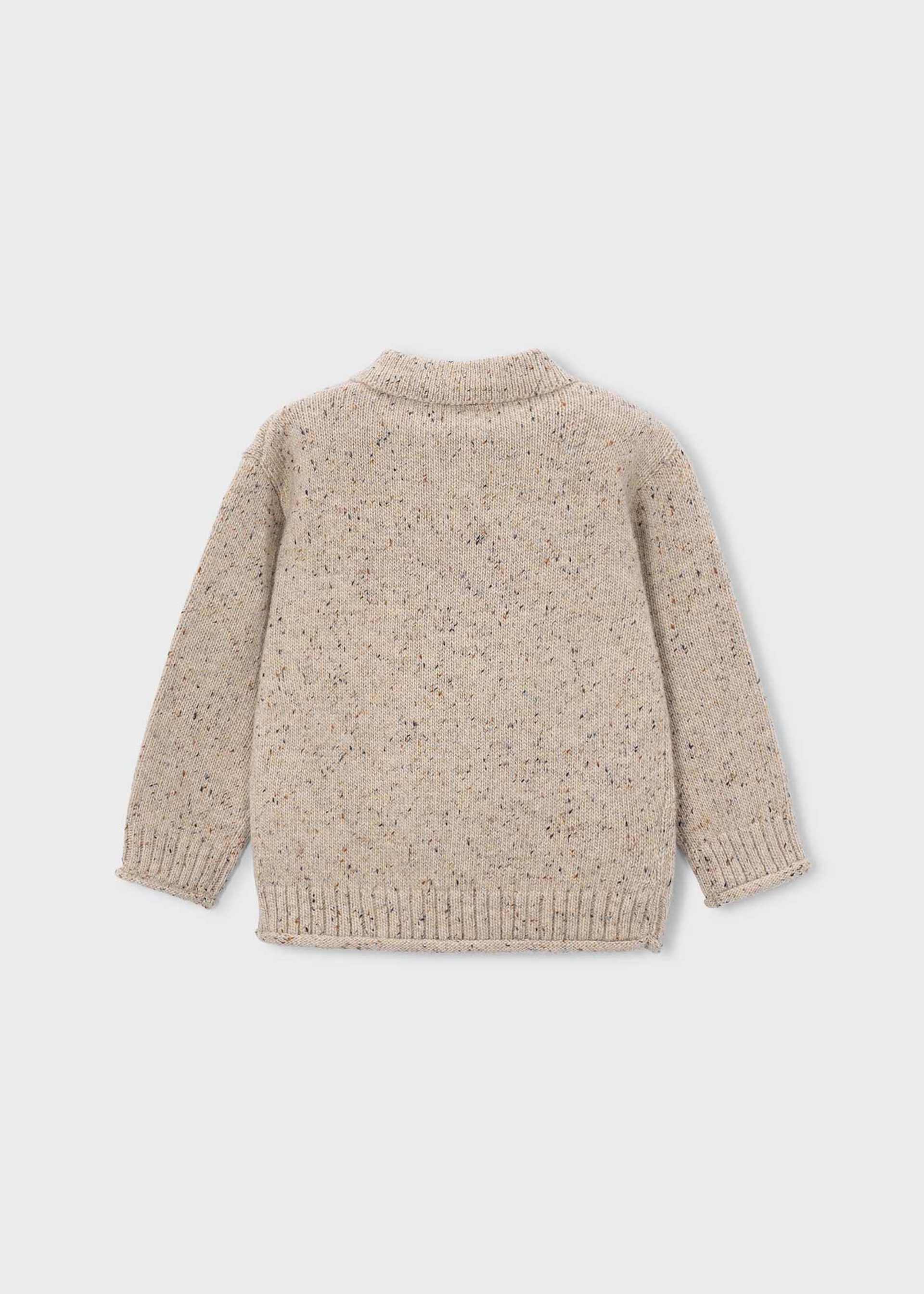 Pull col polo garçon
