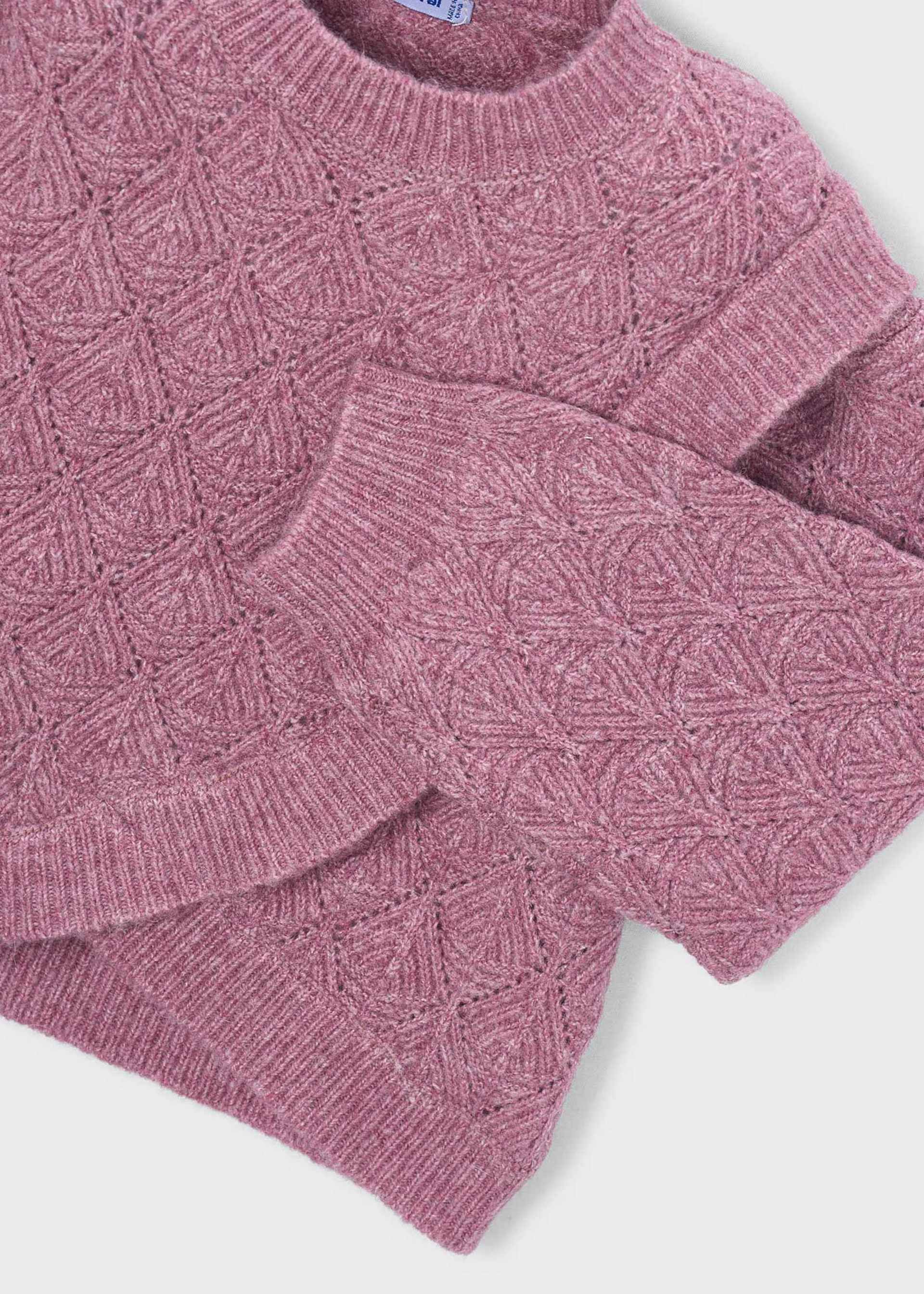 Pull asymétrique fille