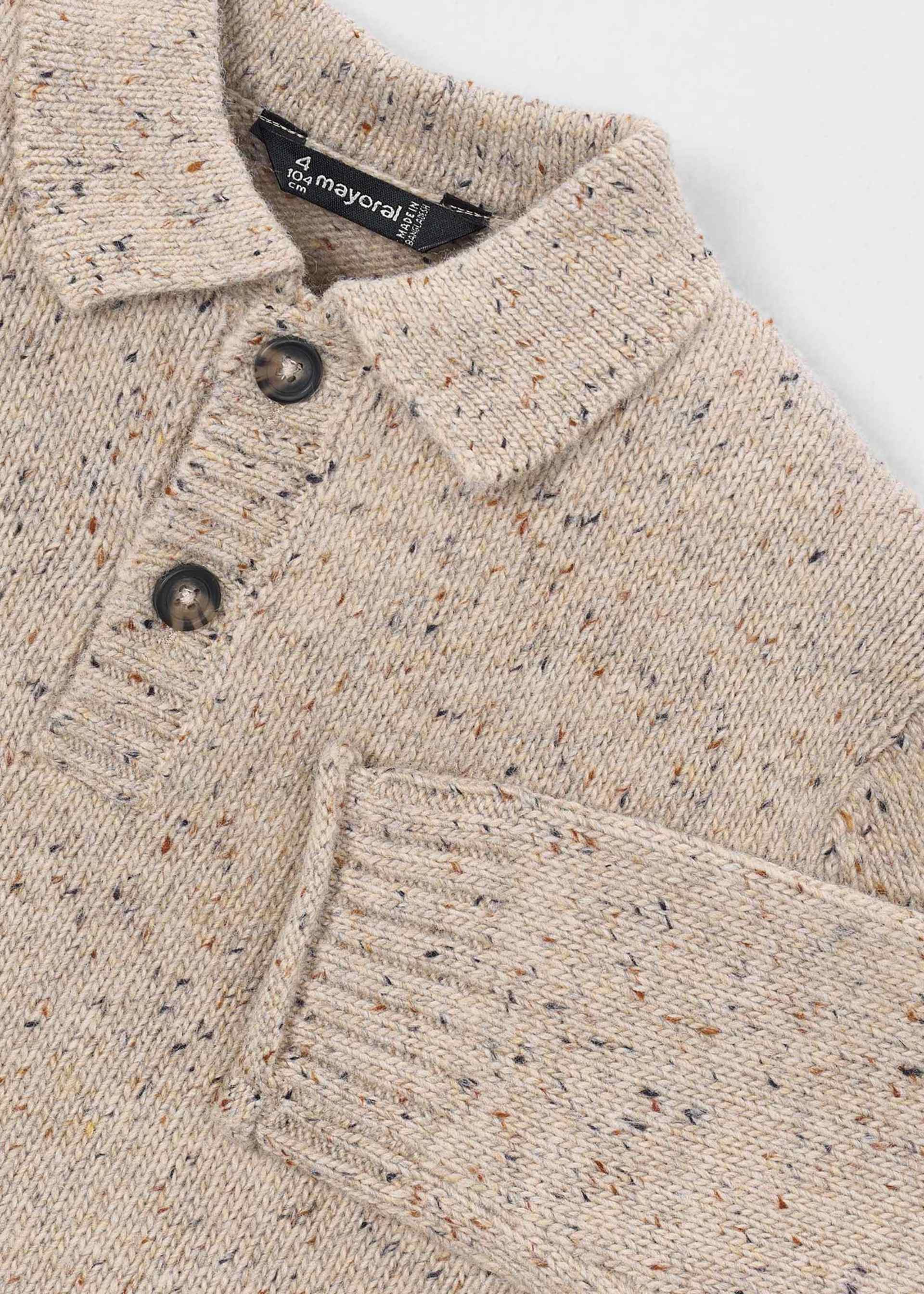 Boys' polo neck jumper