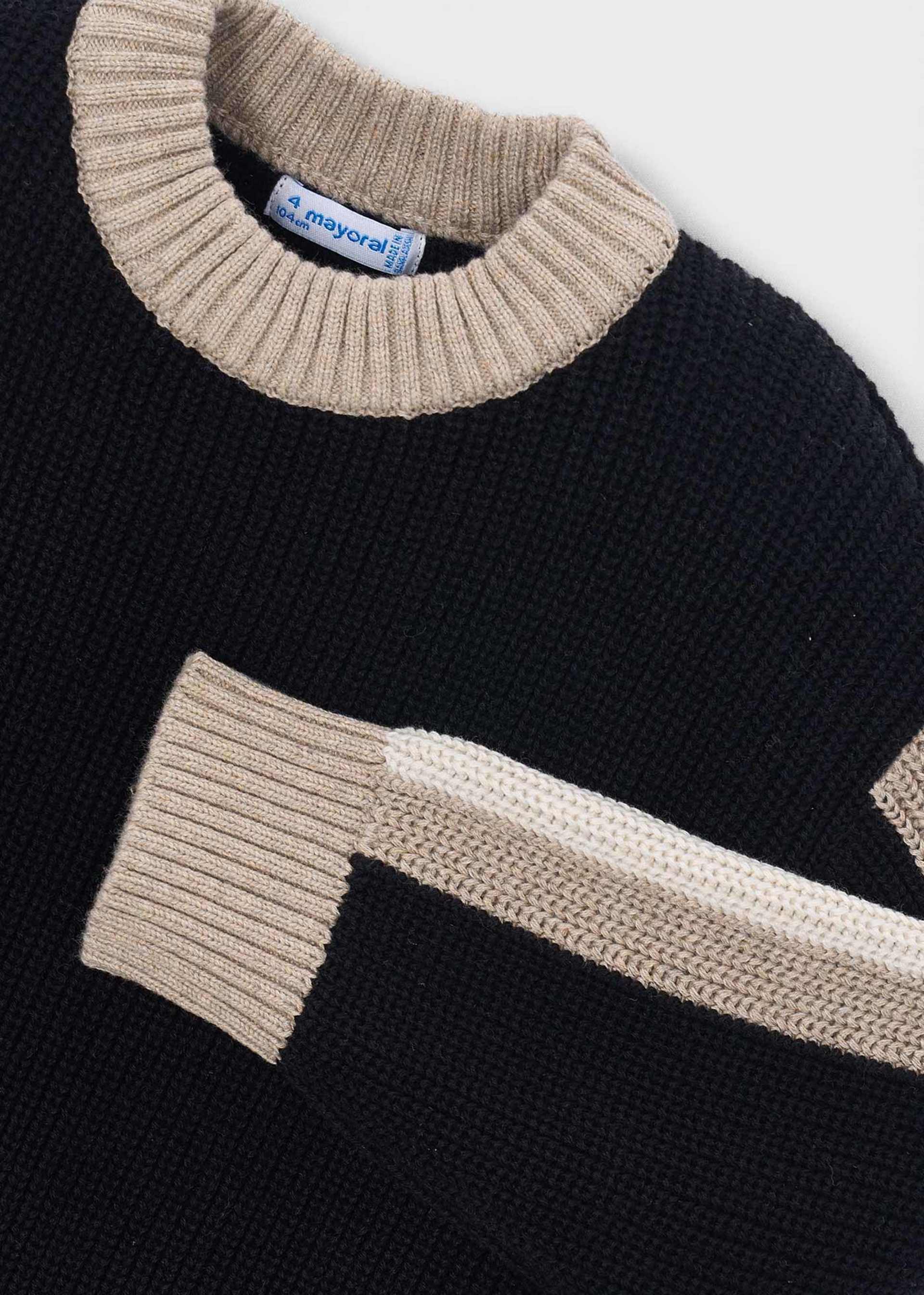 Maglione contrasti bambino
