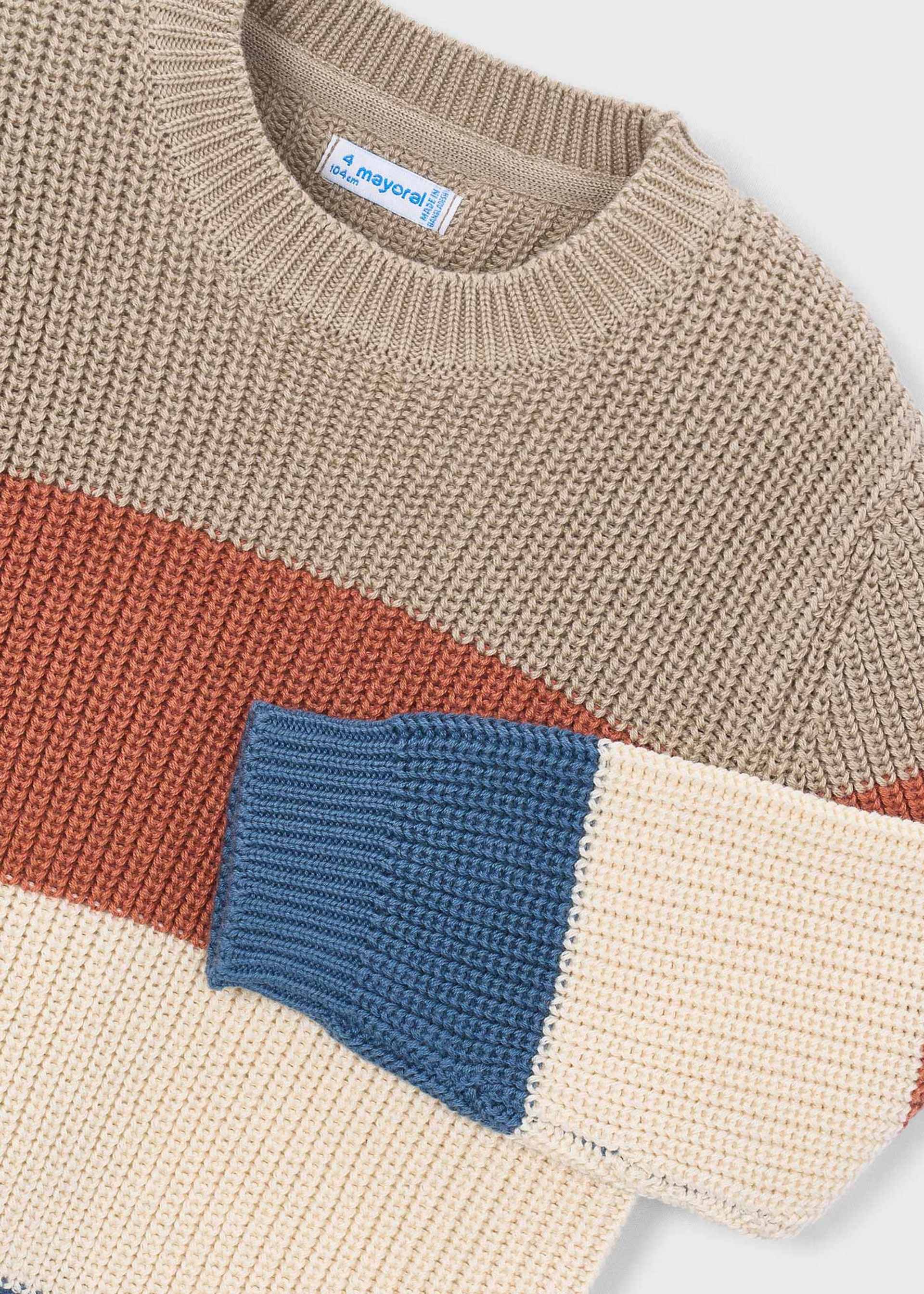 Sweter w pasy dla chłopca