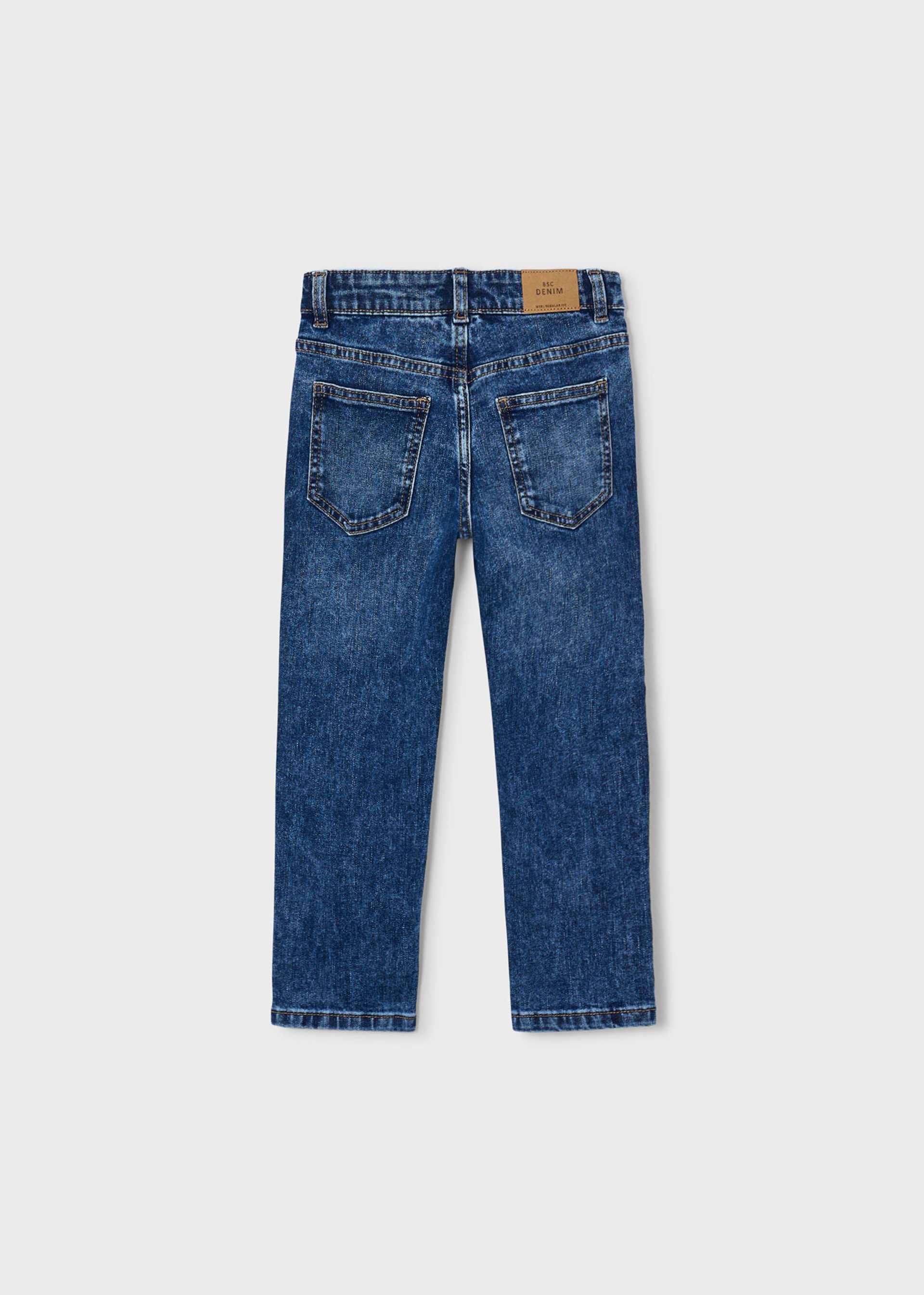 Spodnie jeansowe basic regular fit dla chłopca