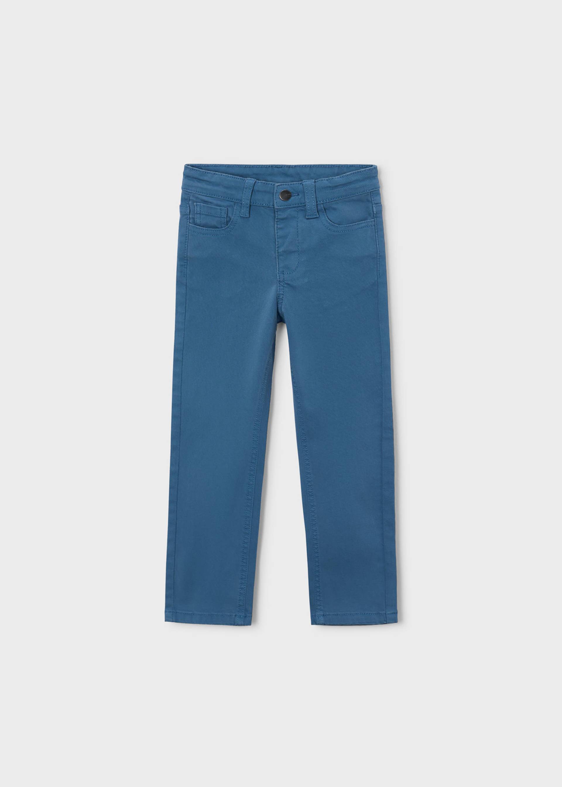 Calças slim fit bolsos menino