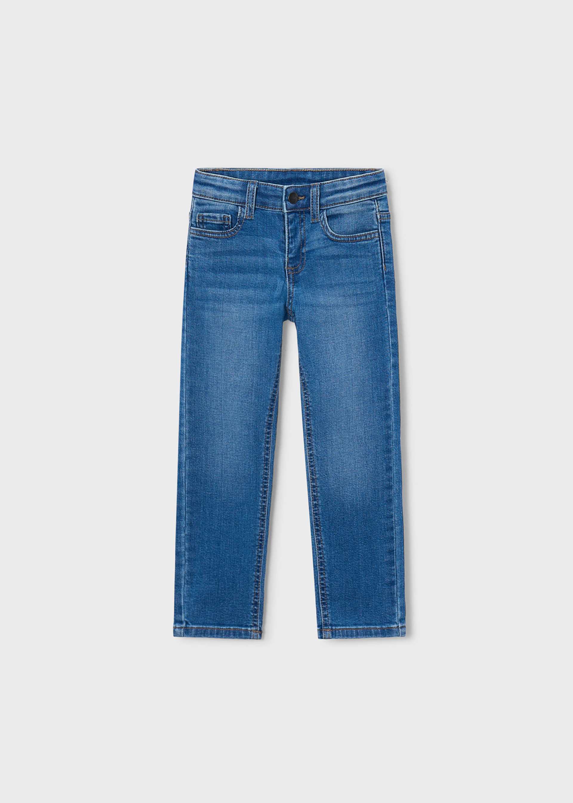 Pantalón vaquero básico slim fit niño