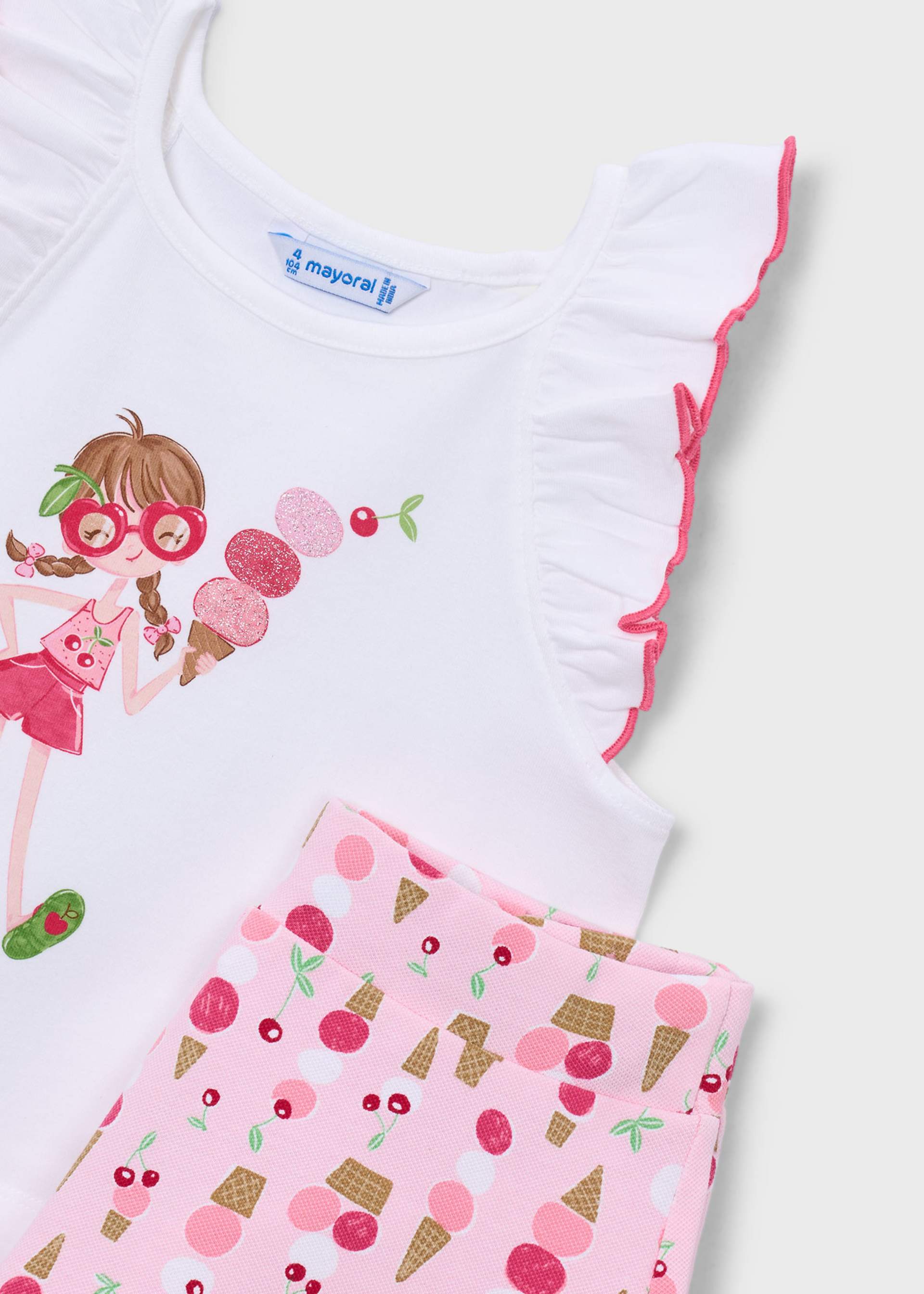 Set pantaloni scurti fetita