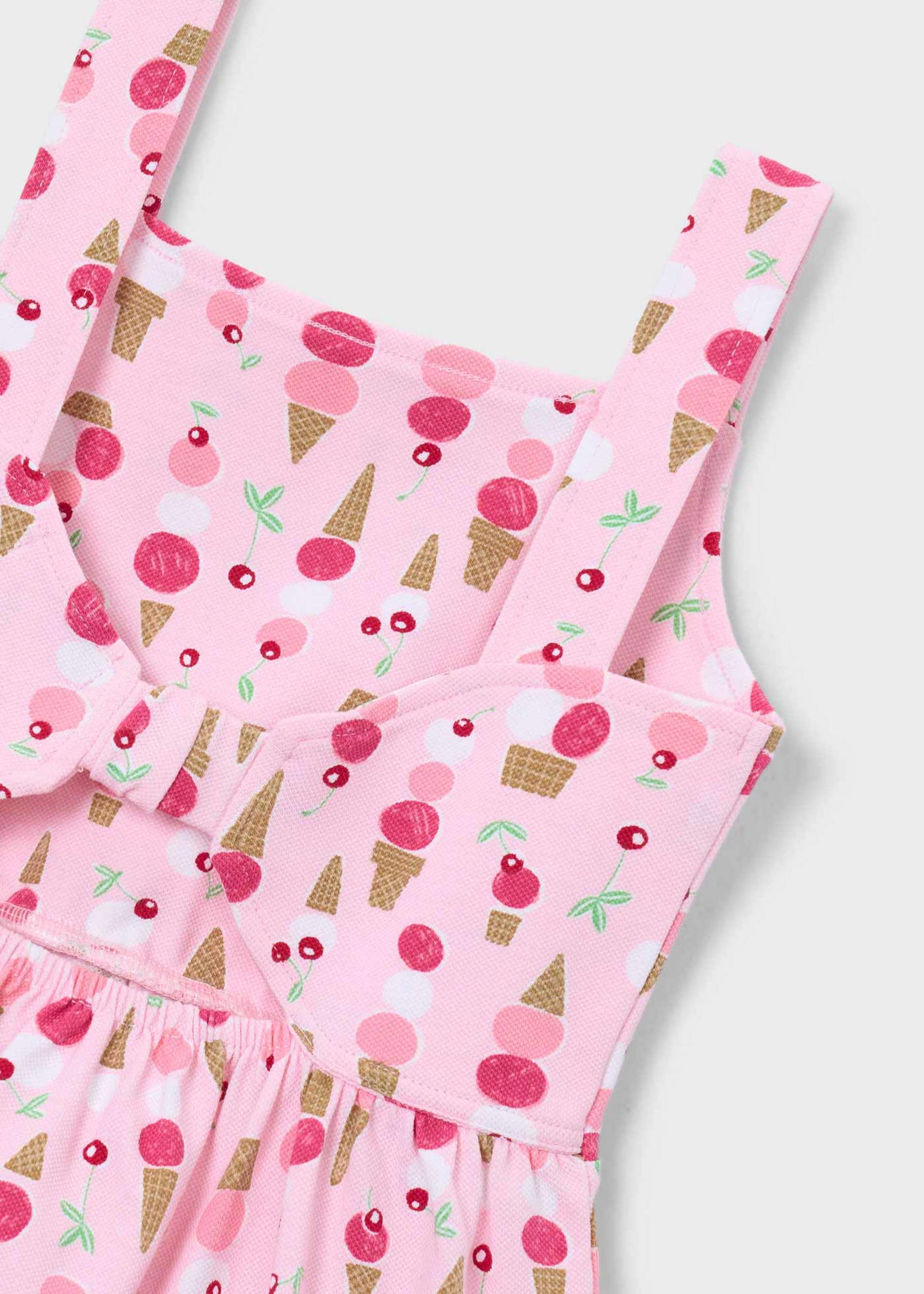 Vestido estampado niña