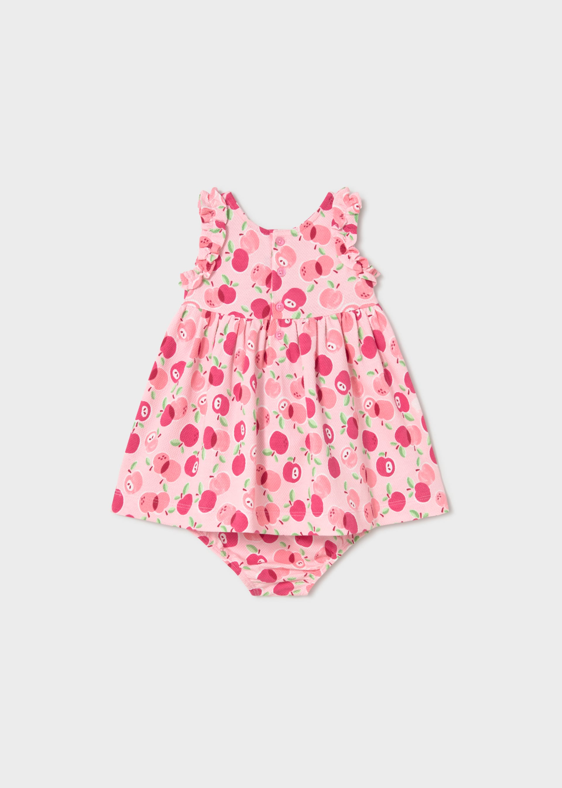 Vestido maçã cuequinha bebé
