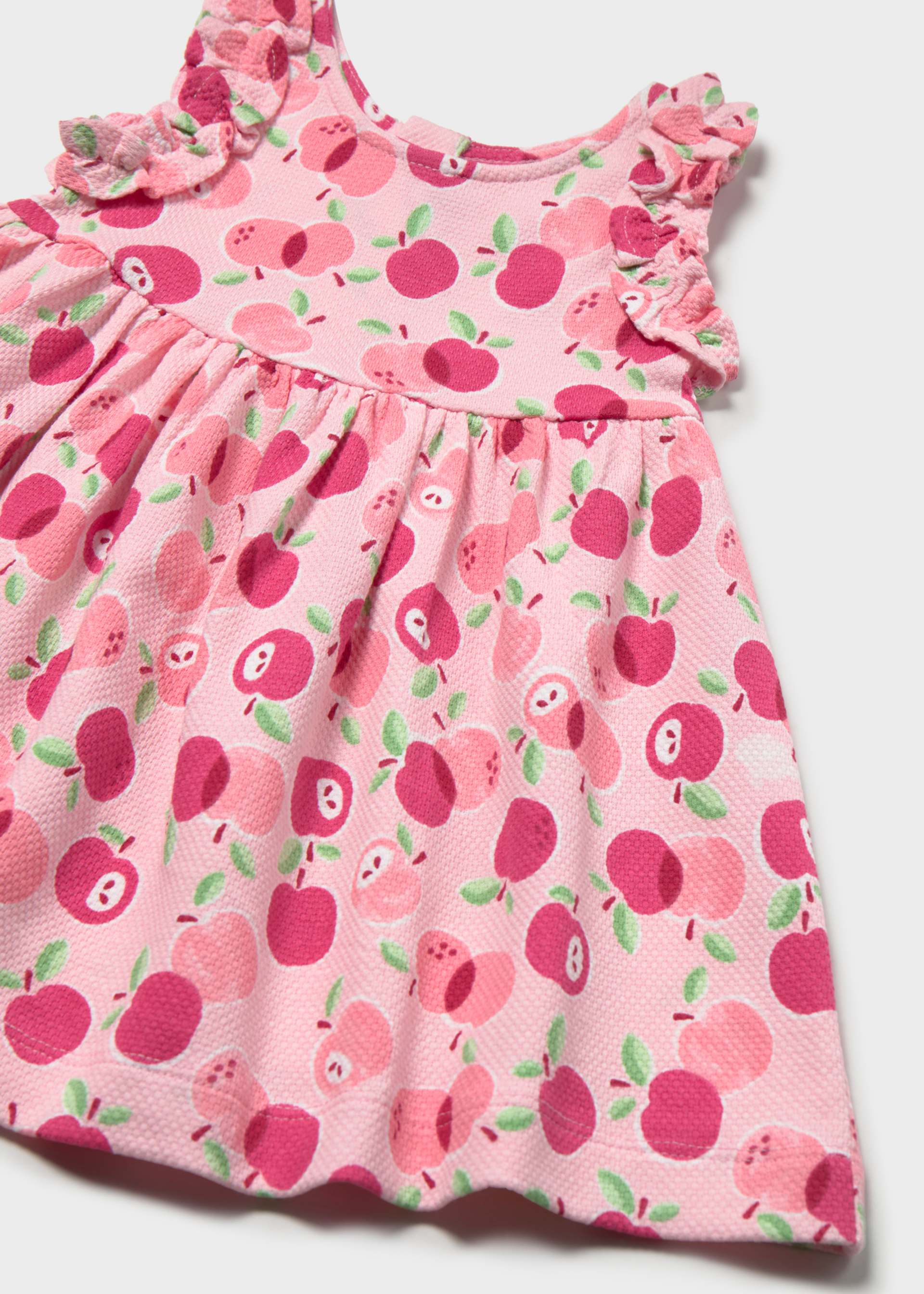 Vestido maçã cuequinha bebé