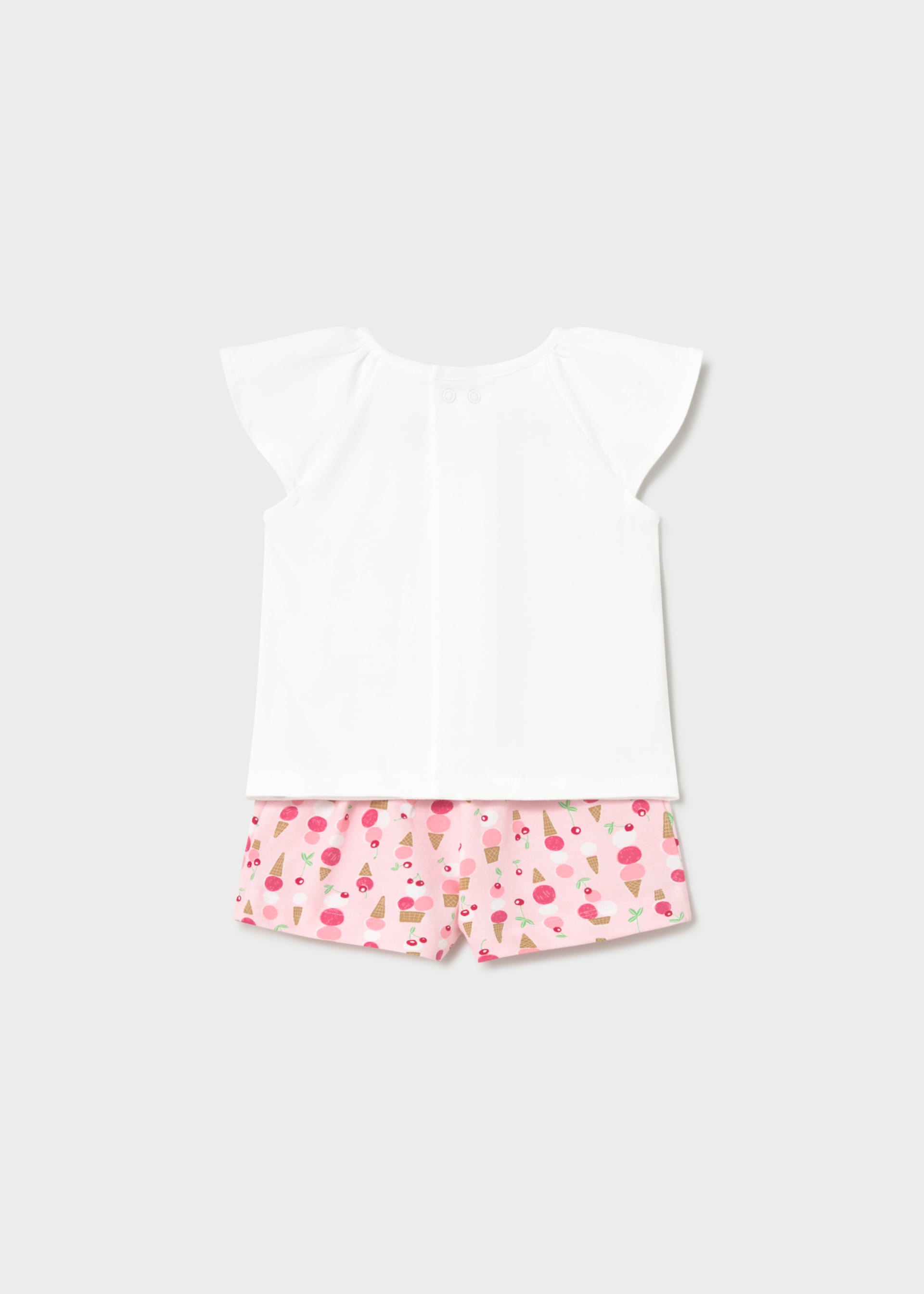 Completo bermuda gelati bimba