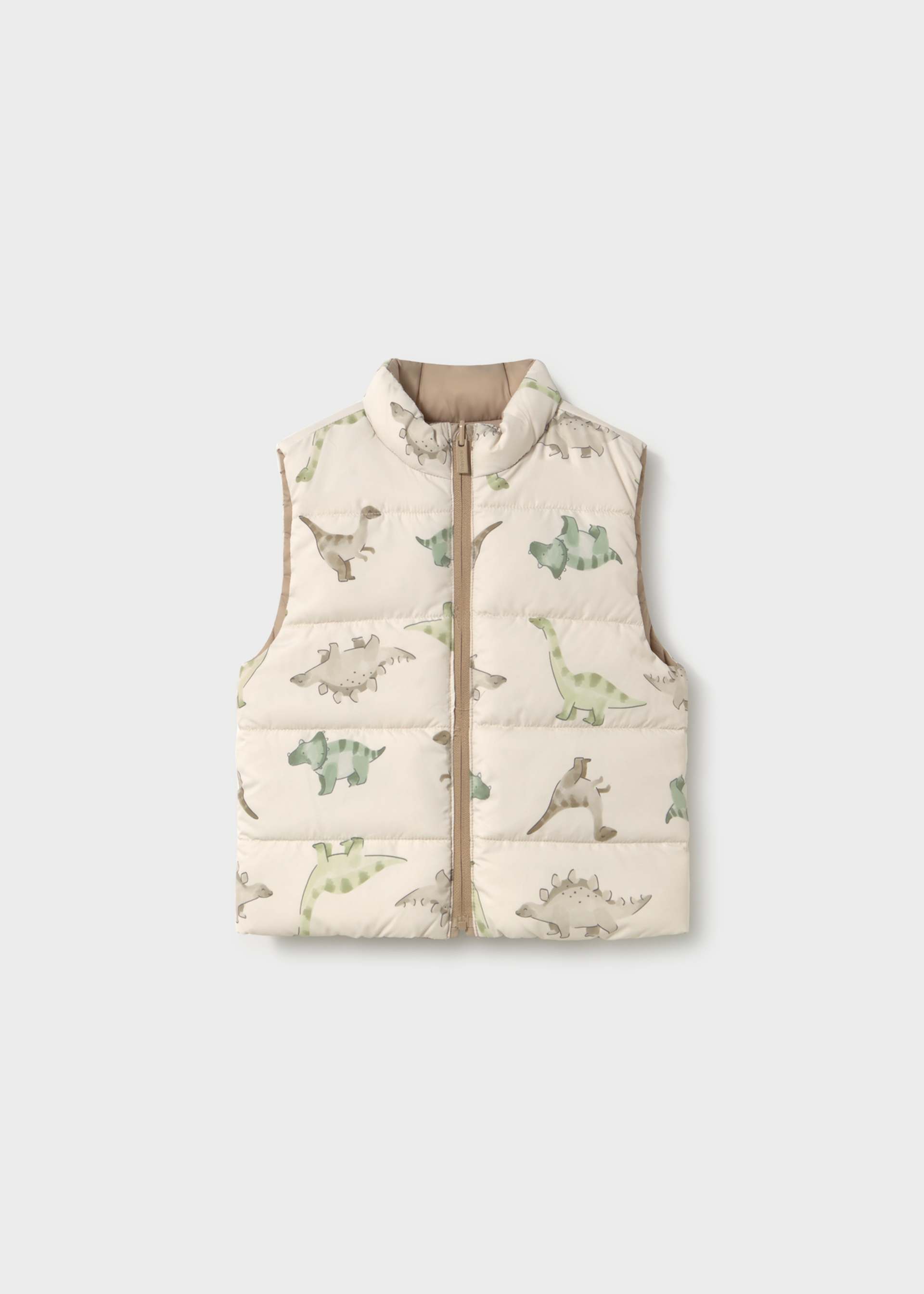 Reversible printed baby vest