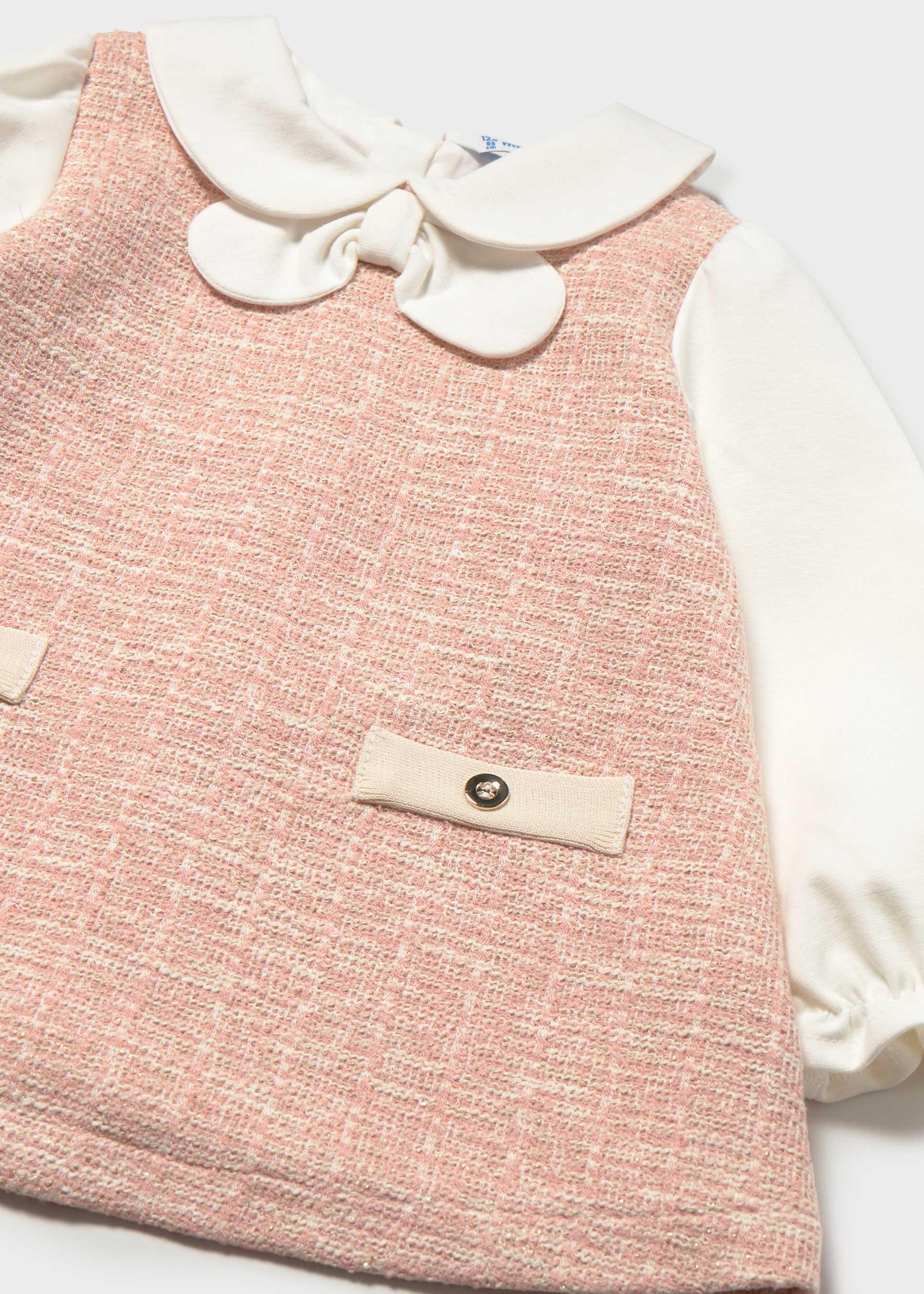 Baby Mixed Fabric Dress