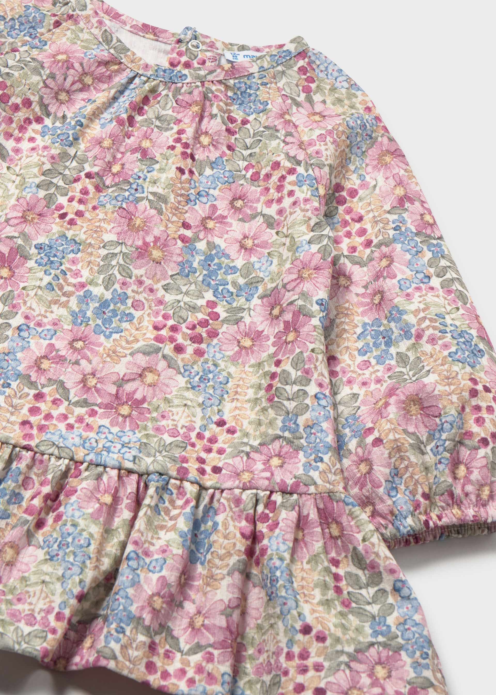 Vestito bambula stampato bimba