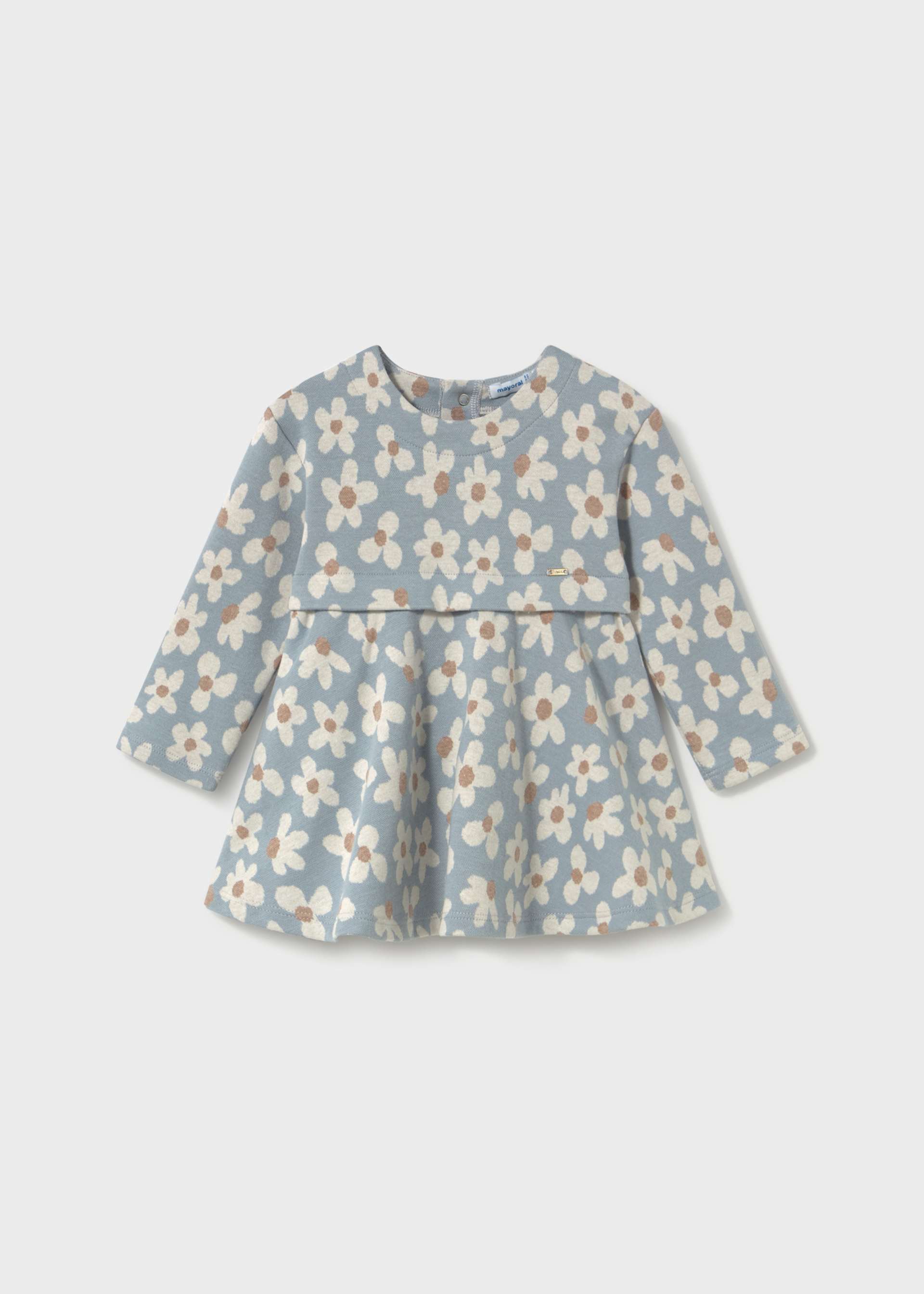 Robe imprimée jacquard bébé