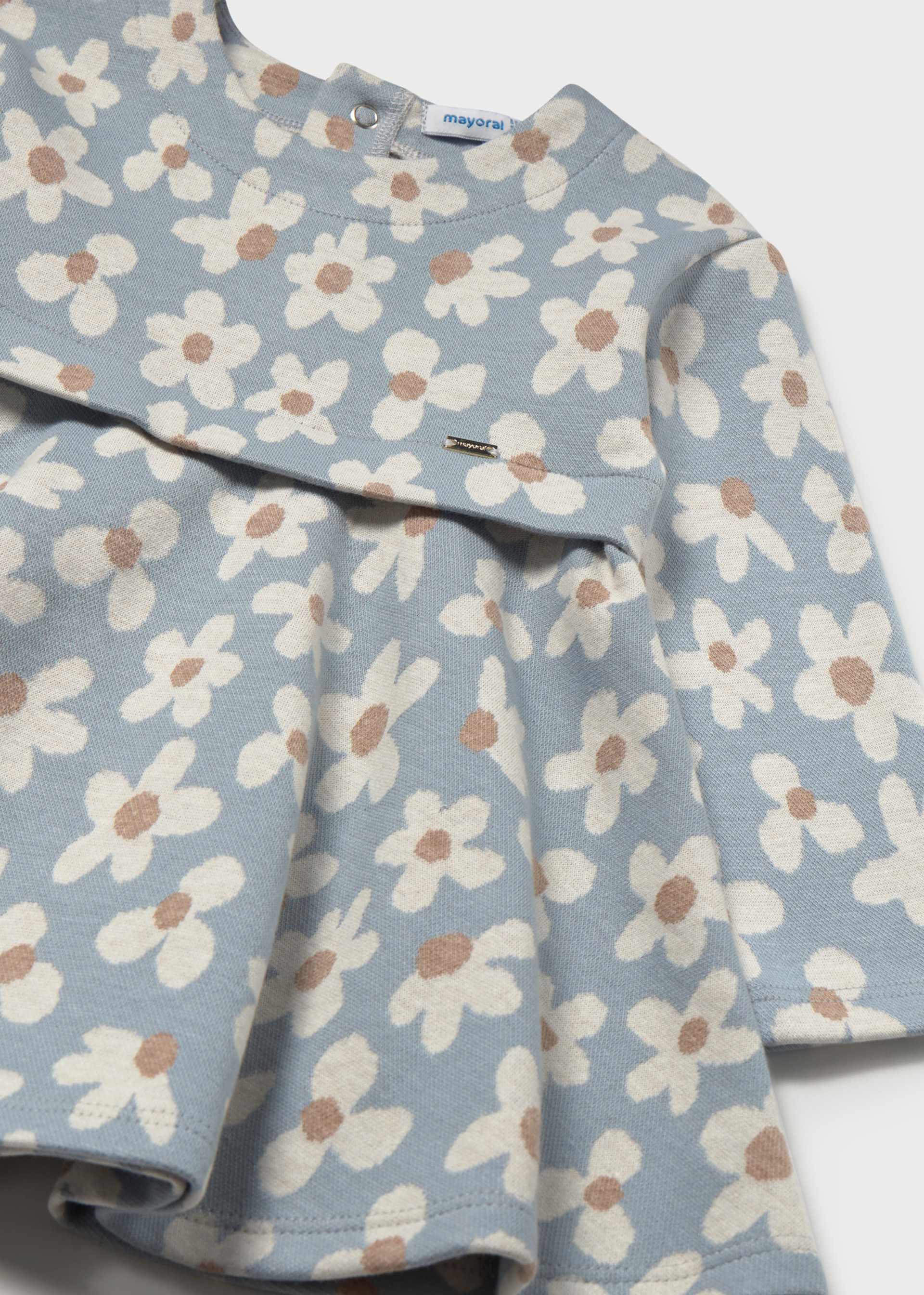 Robe imprimée jacquard bébé