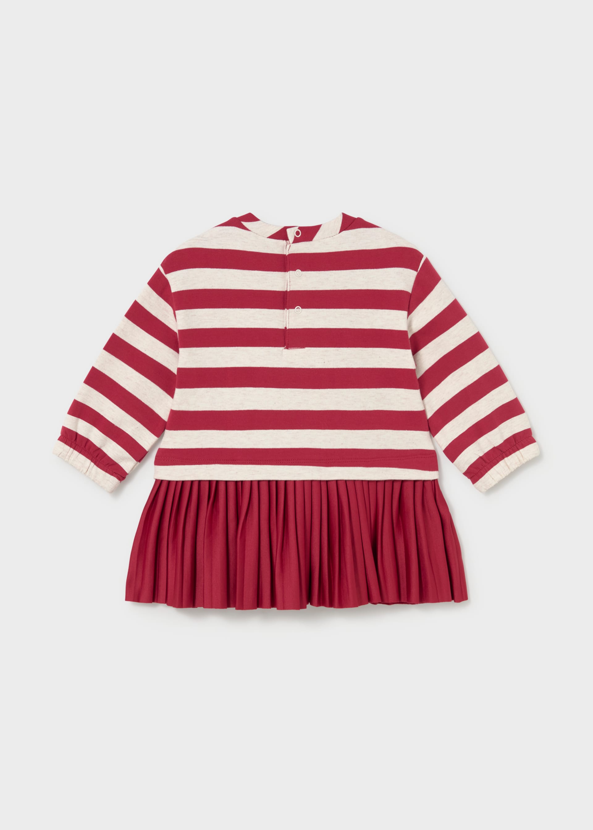 Baby Mixed Fabric Fleece Dress