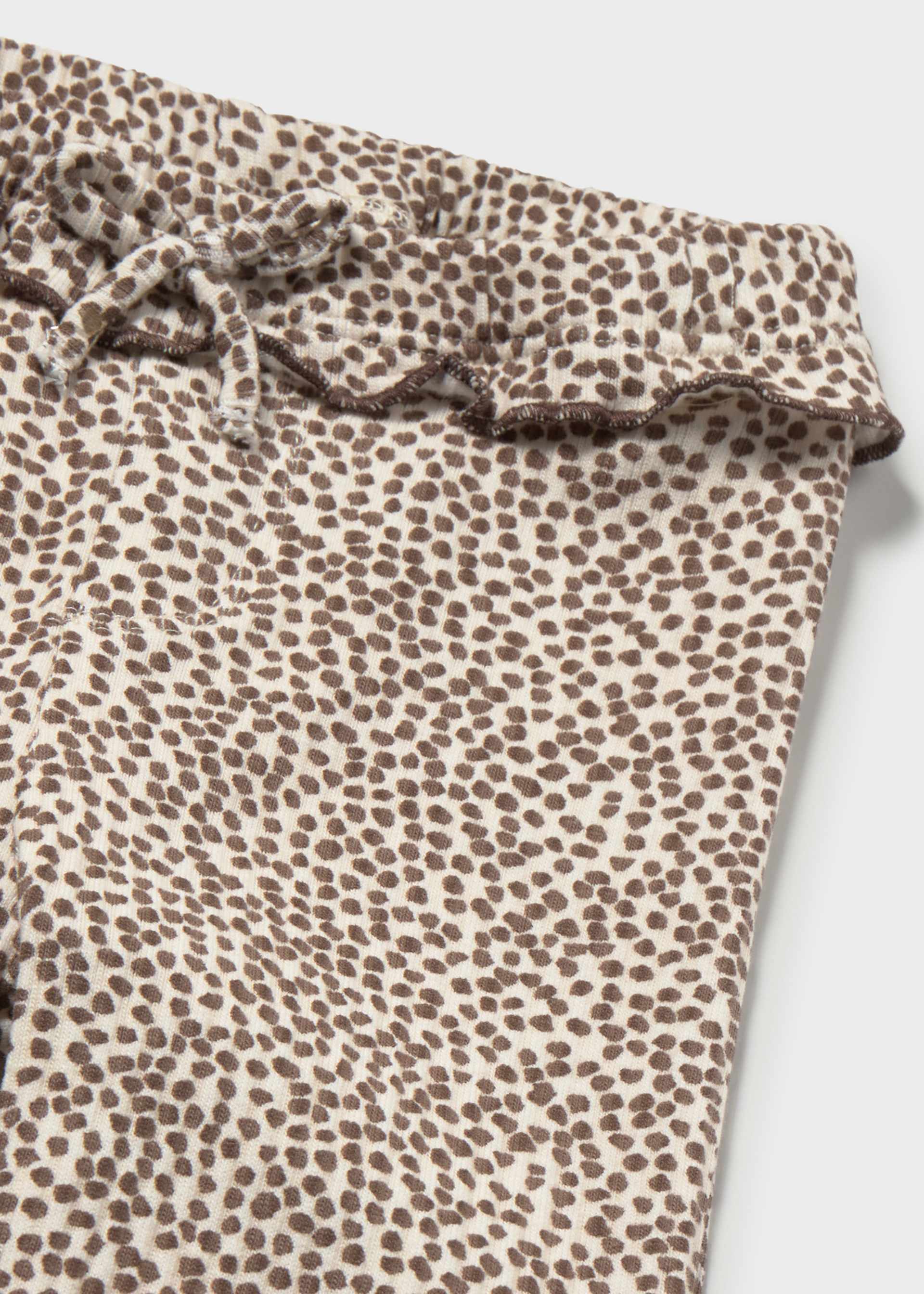 Leggings svasato volant neonata