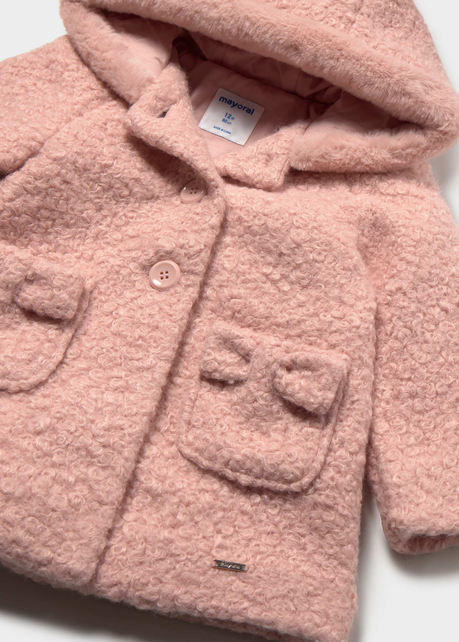 Teddy-Mantel mit Kapuze Baby