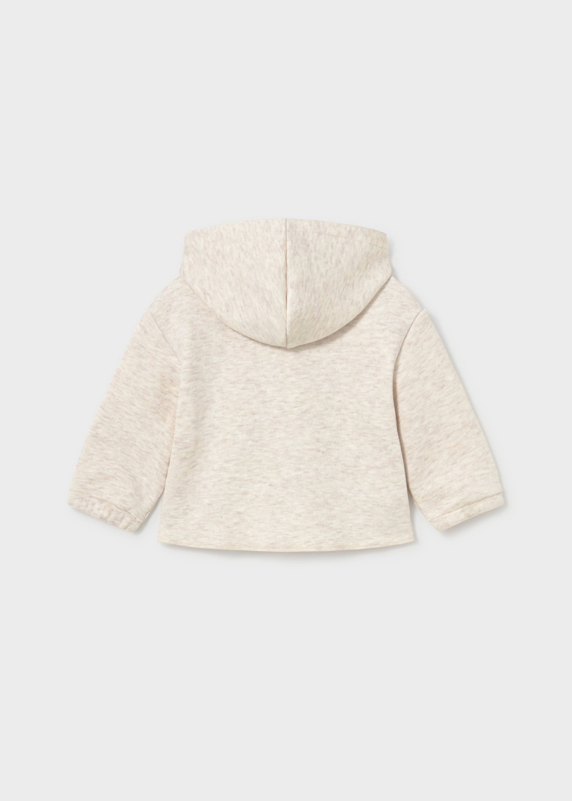 Sudadera cremallera orejitas bebé