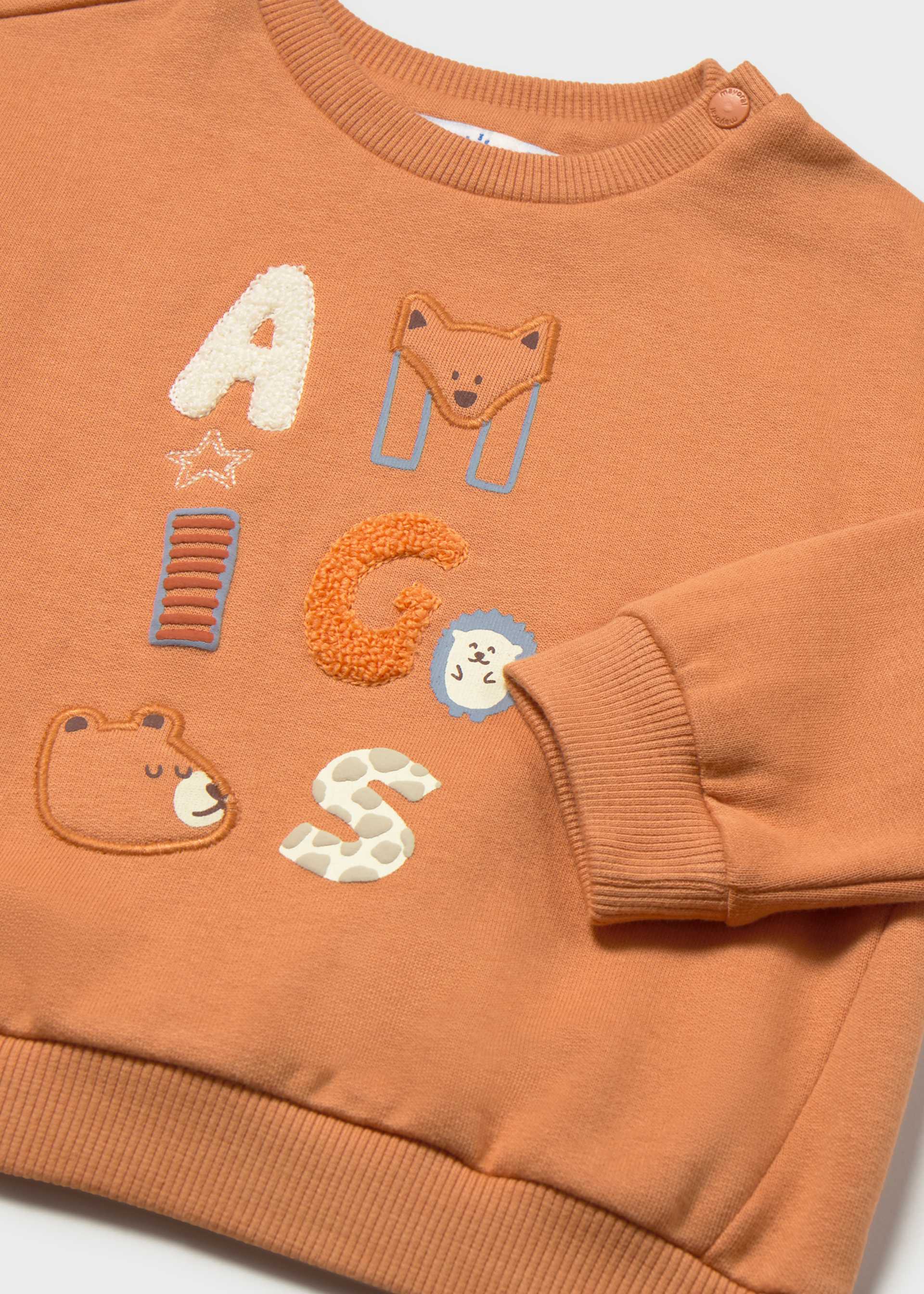Sweat à motifs d'animaux bébé